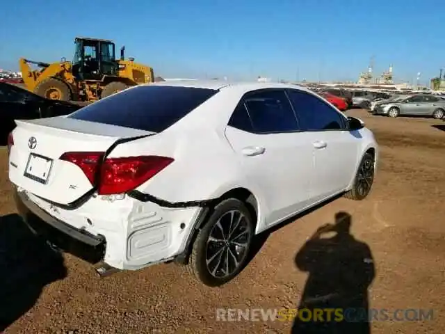 4 Photograph of a damaged car 2T1BURHE6KC193071 TOYOTA COROLLA 2019