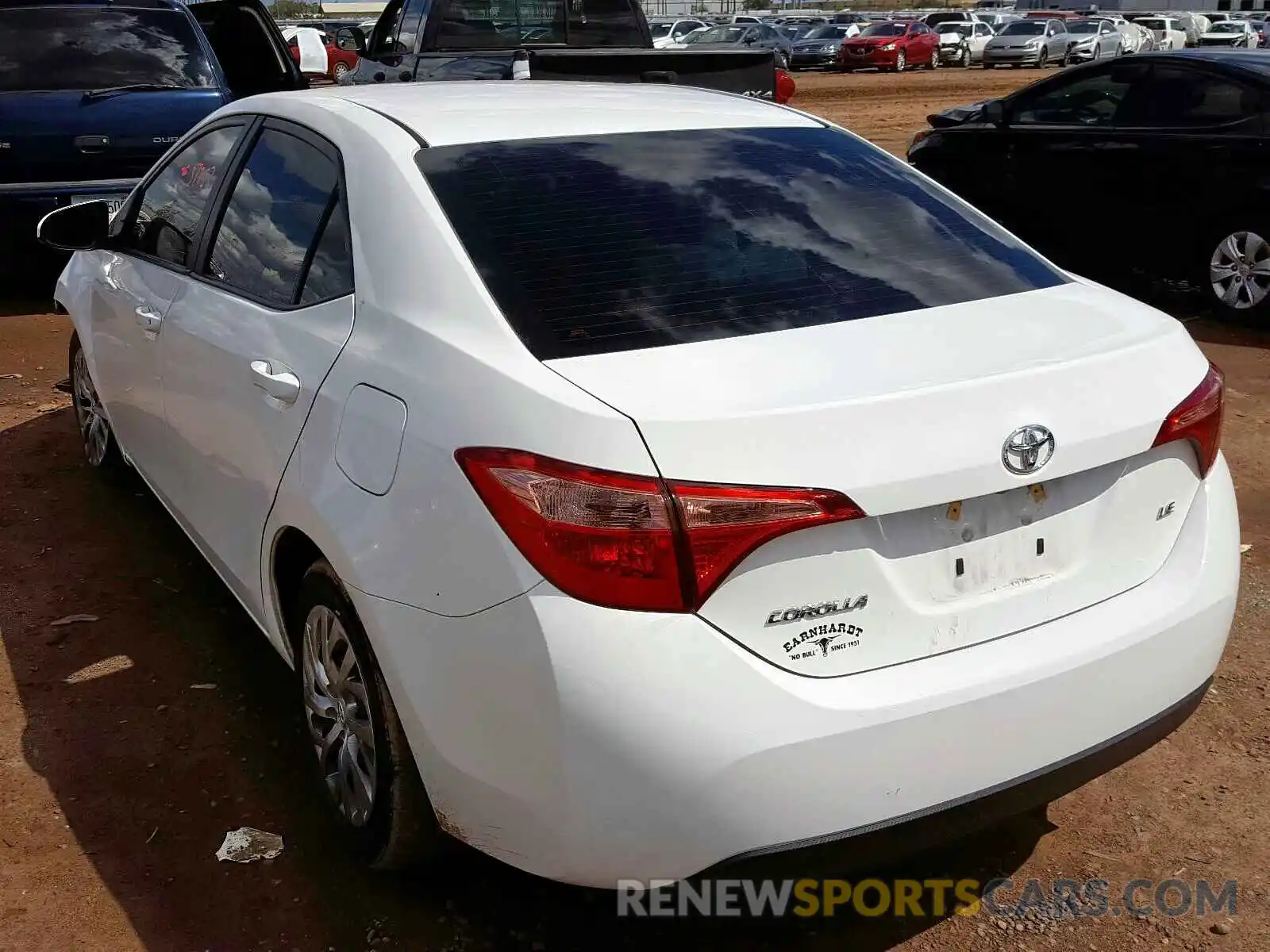 3 Photograph of a damaged car 2T1BURHE6KC194771 TOYOTA COROLLA 2019