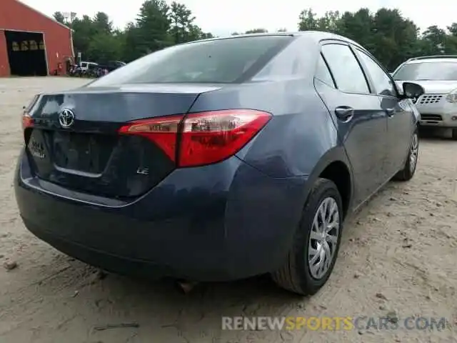 4 Photograph of a damaged car 2T1BURHE6KC195273 TOYOTA COROLLA 2019