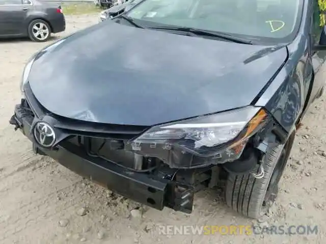 9 Photograph of a damaged car 2T1BURHE6KC195273 TOYOTA COROLLA 2019