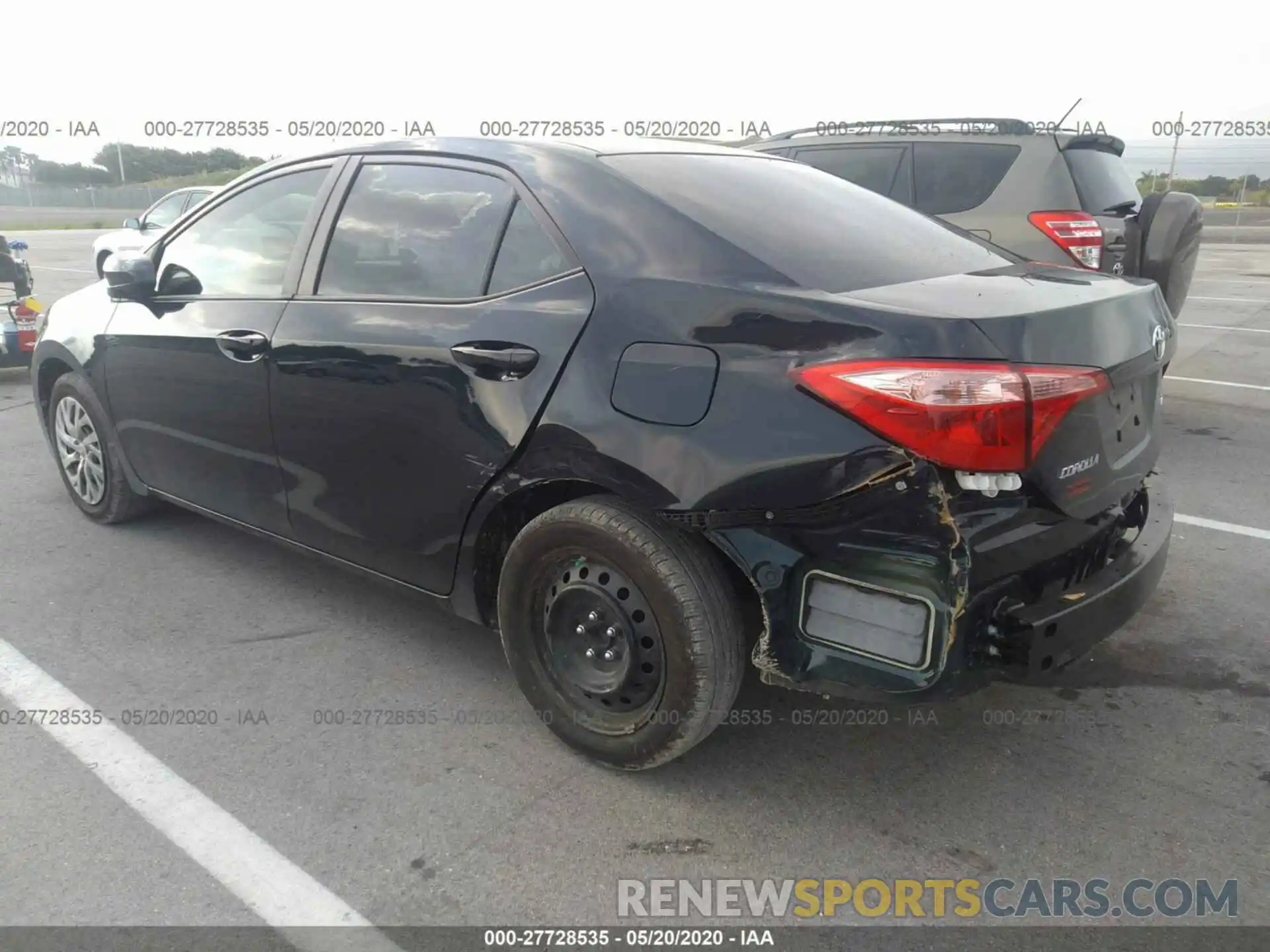 6 Photograph of a damaged car 2T1BURHE6KC196875 TOYOTA COROLLA 2019