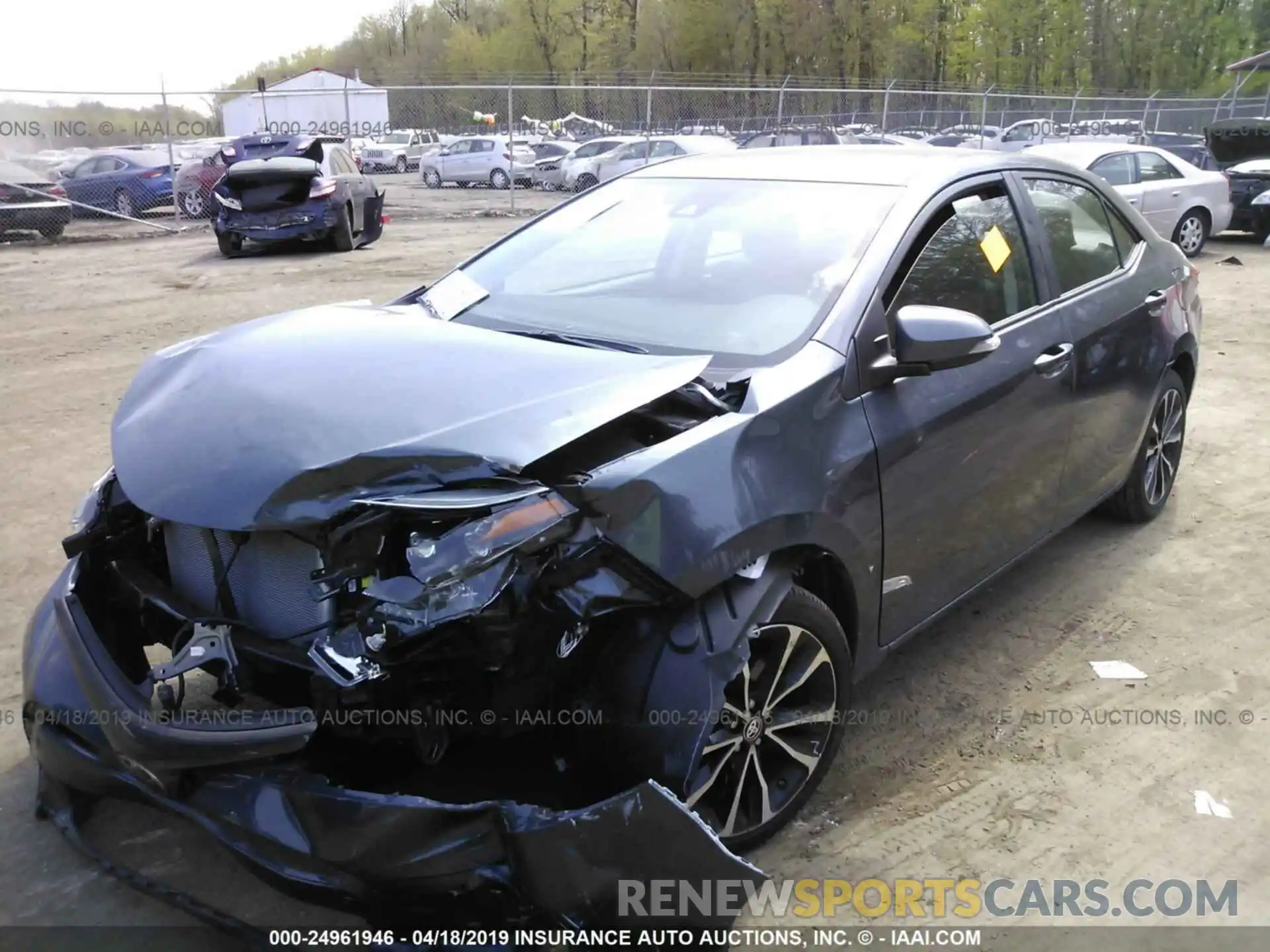 2 Photograph of a damaged car 2T1BURHE6KC198769 TOYOTA COROLLA 2019