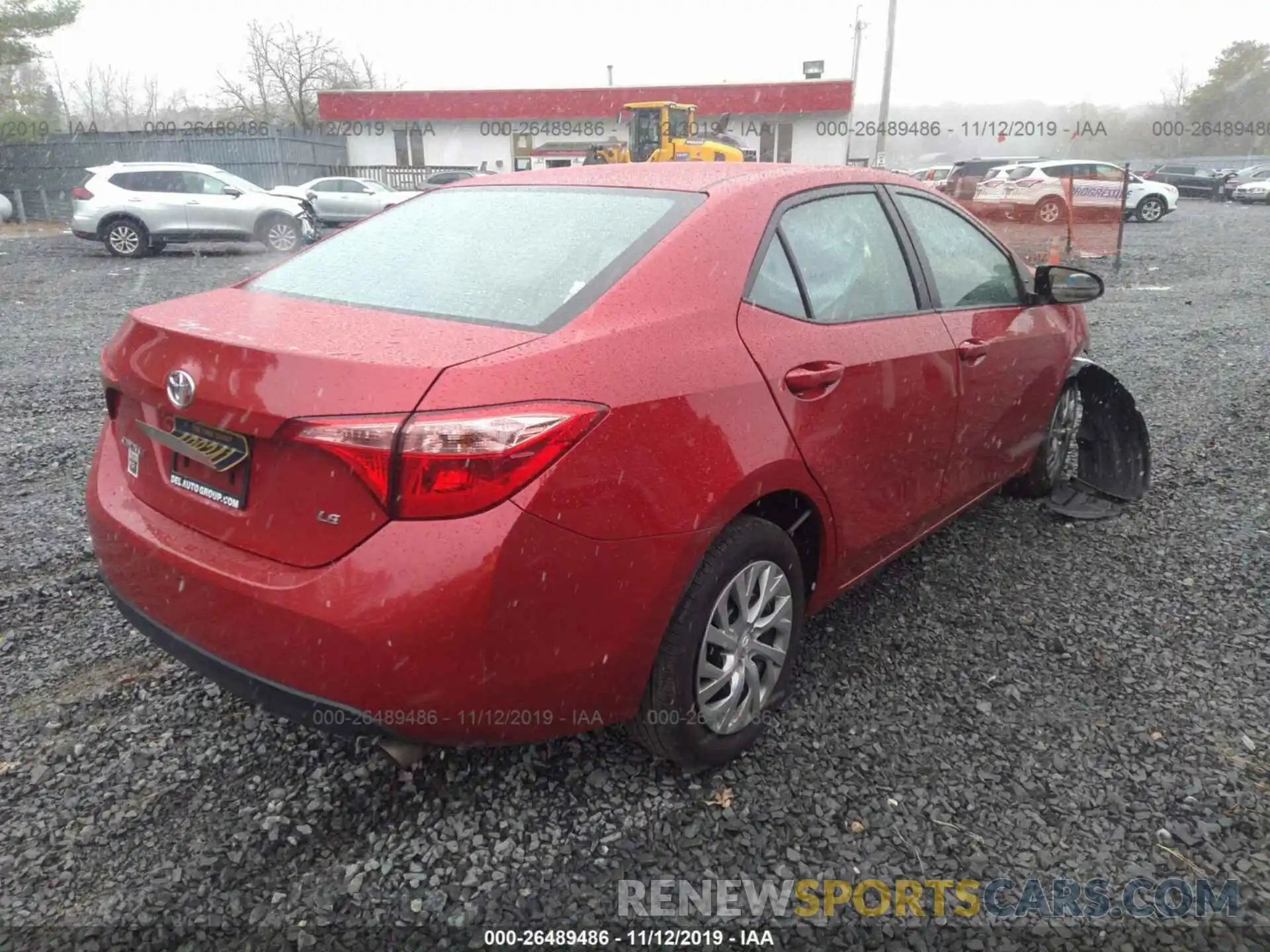 4 Photograph of a damaged car 2T1BURHE6KC199517 TOYOTA COROLLA 2019