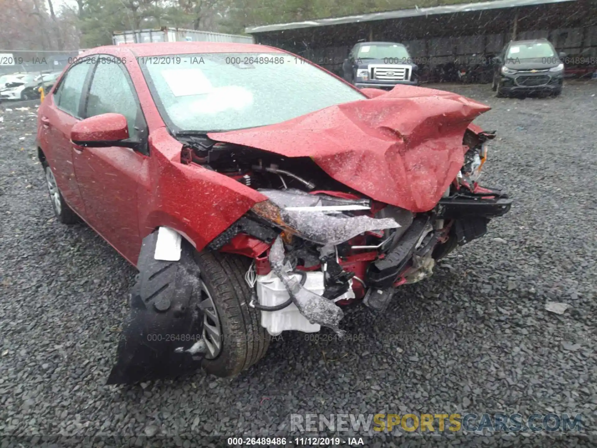 6 Photograph of a damaged car 2T1BURHE6KC199517 TOYOTA COROLLA 2019