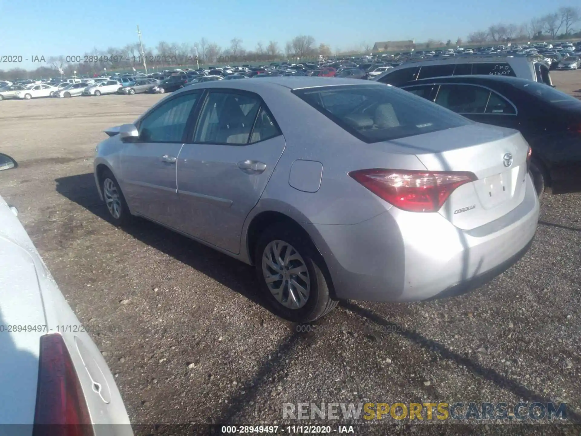 3 Photograph of a damaged car 2T1BURHE6KC200018 TOYOTA COROLLA 2019