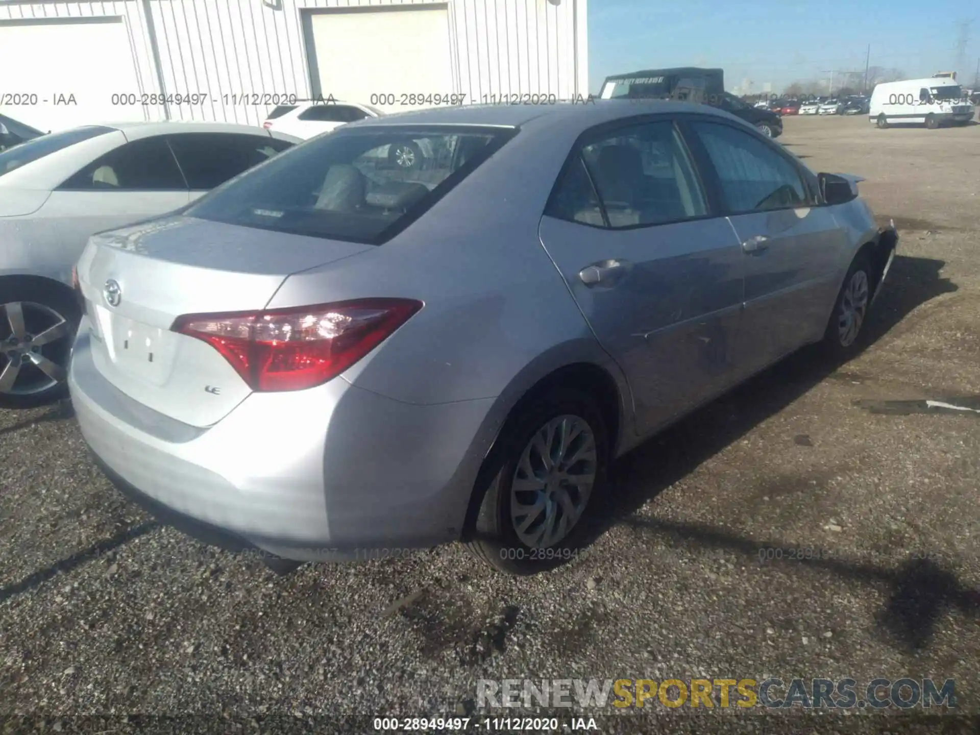 4 Photograph of a damaged car 2T1BURHE6KC200018 TOYOTA COROLLA 2019