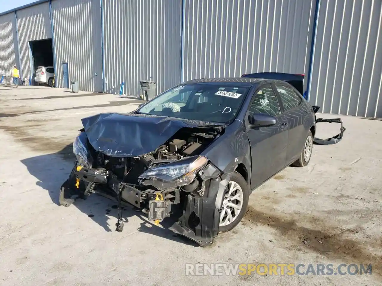 2 Photograph of a damaged car 2T1BURHE6KC200438 TOYOTA COROLLA 2019