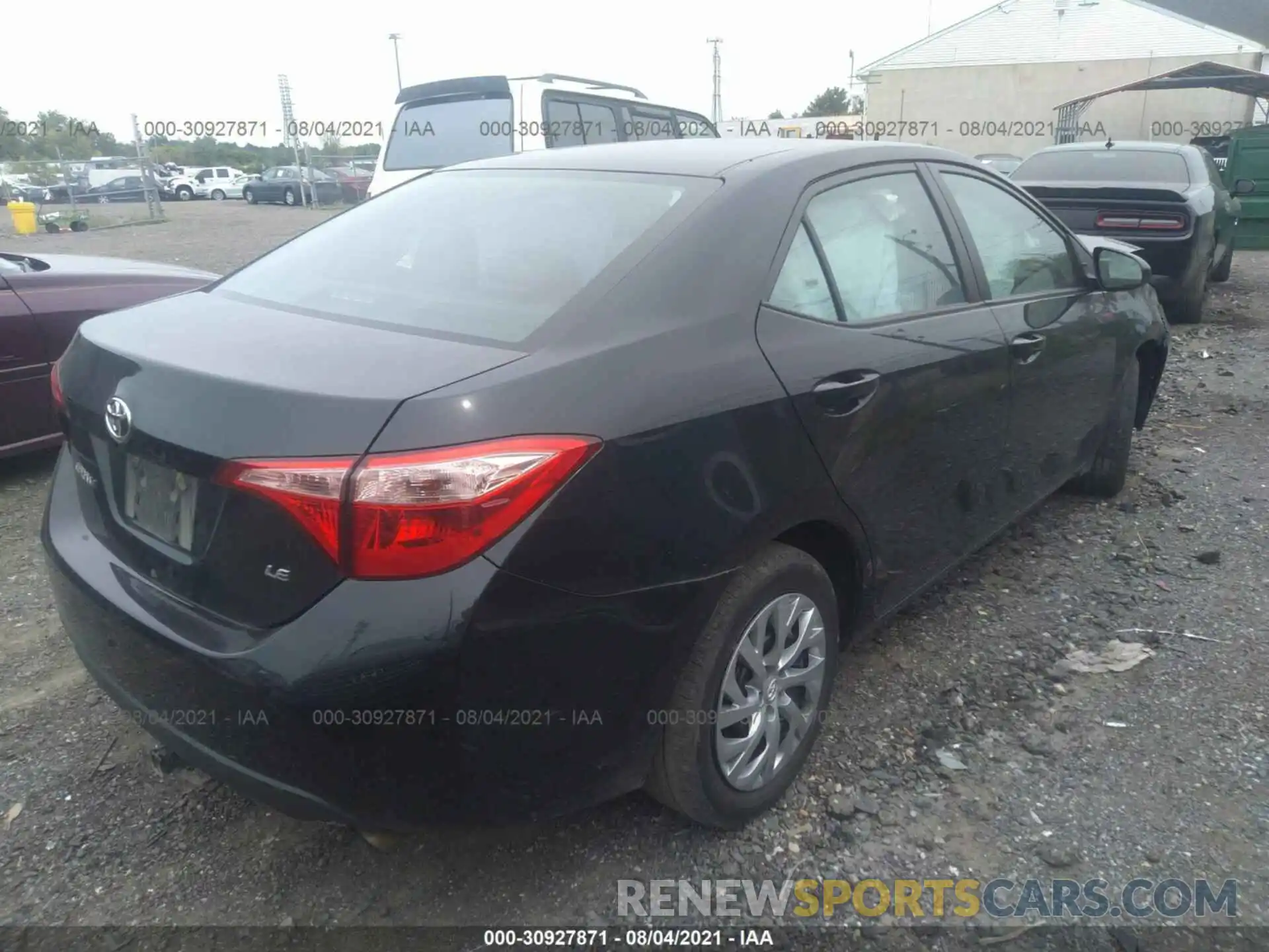 4 Photograph of a damaged car 2T1BURHE6KC200763 TOYOTA COROLLA 2019