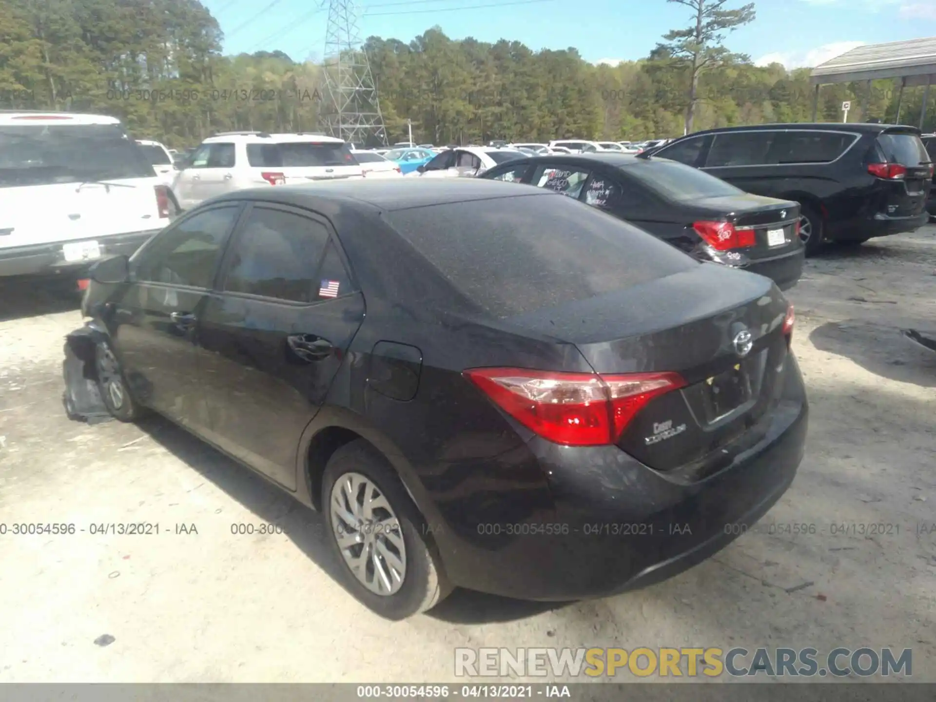 3 Photograph of a damaged car 2T1BURHE6KC201492 TOYOTA COROLLA 2019