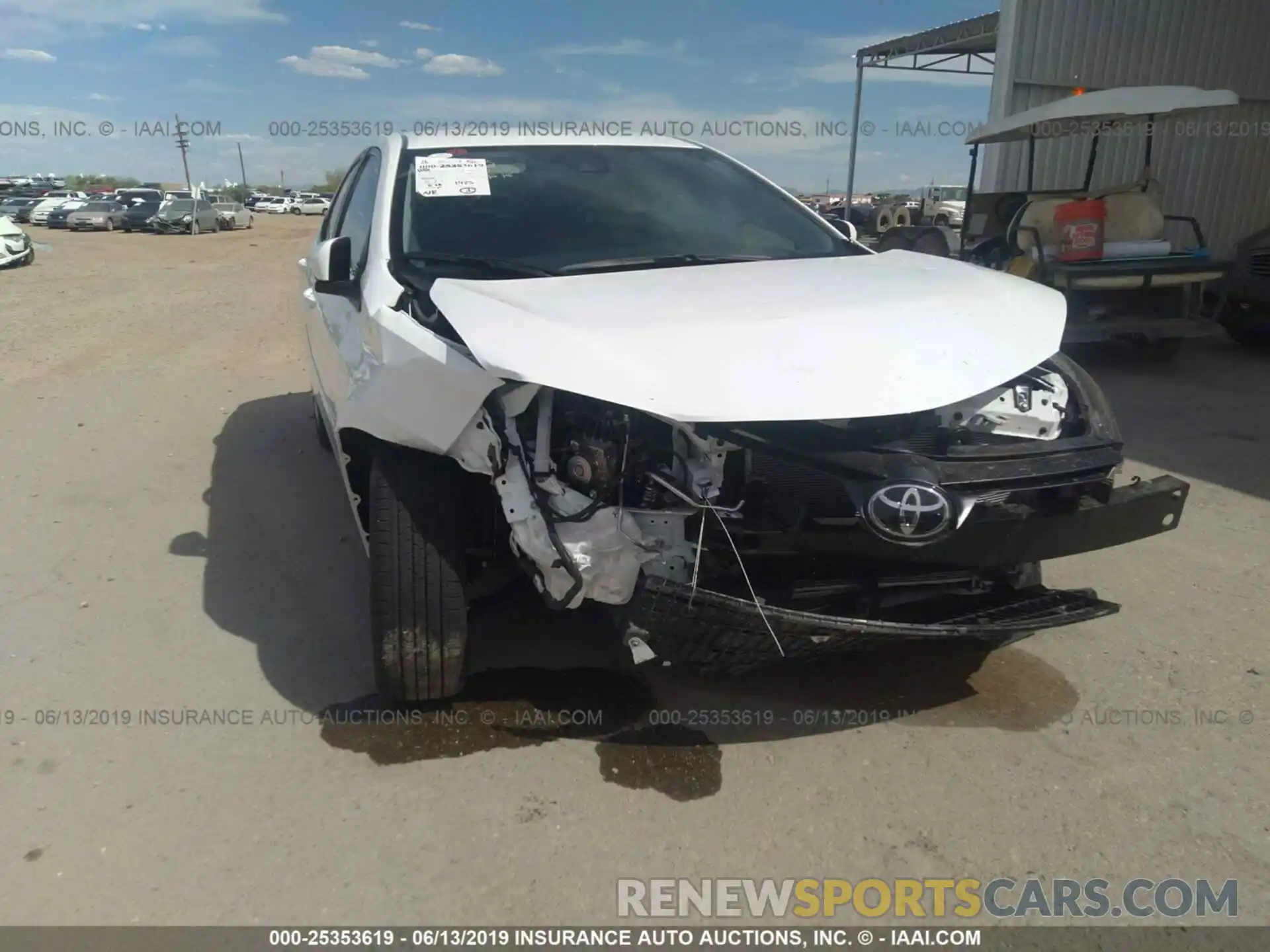 6 Photograph of a damaged car 2T1BURHE6KC202156 TOYOTA COROLLA 2019