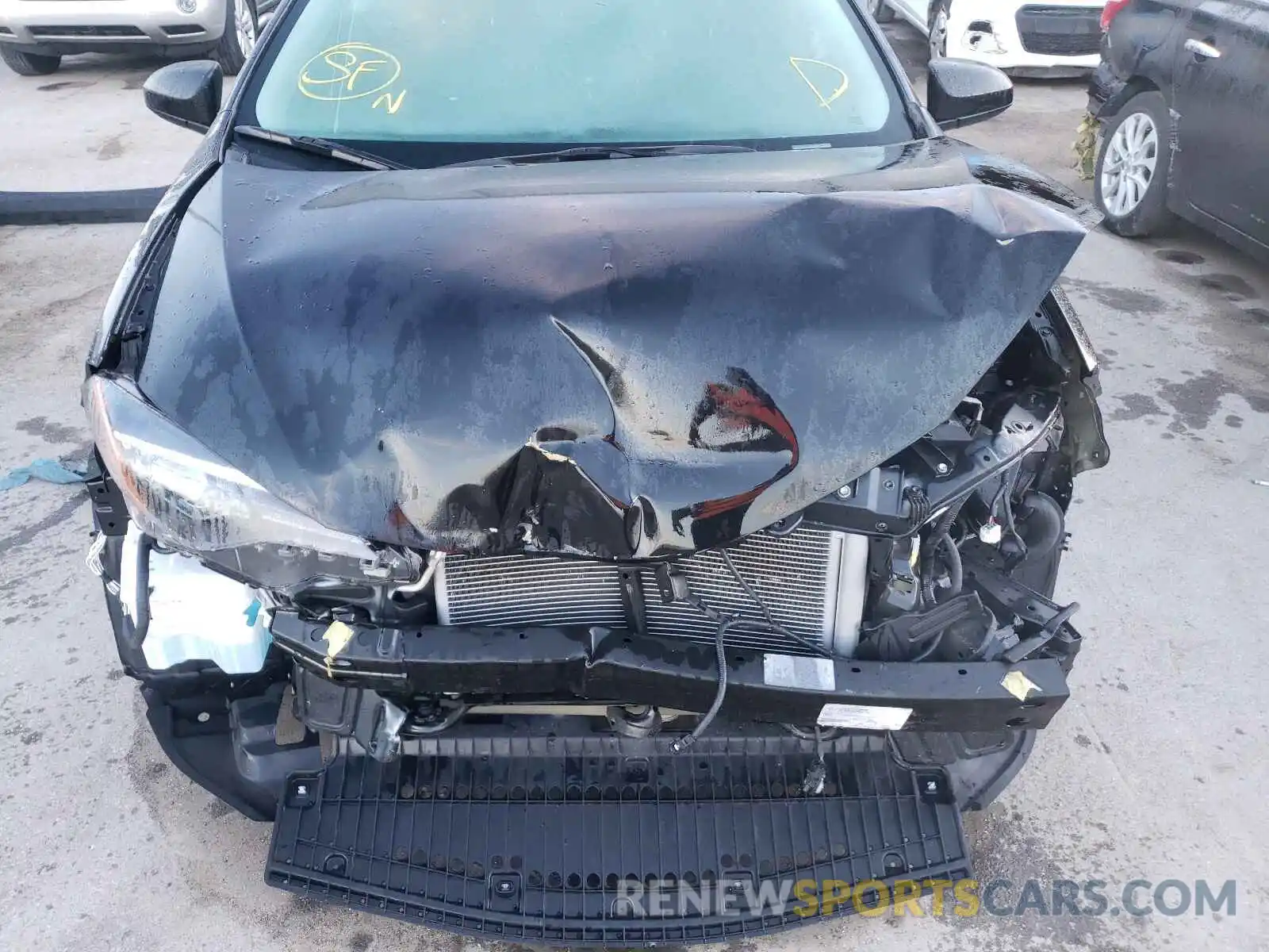 7 Photograph of a damaged car 2T1BURHE6KC202688 TOYOTA COROLLA 2019