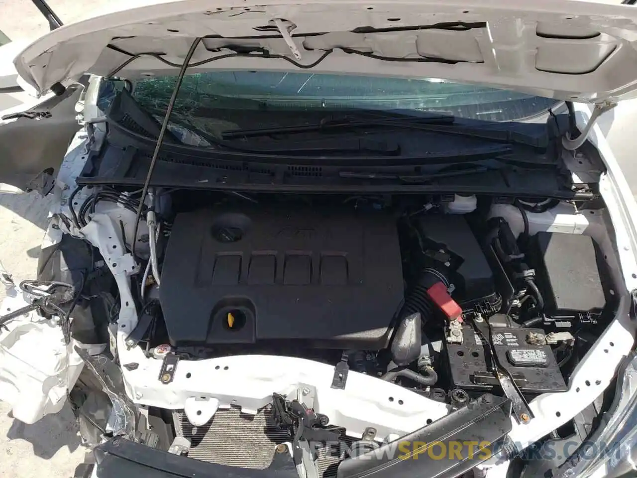 7 Photograph of a damaged car 2T1BURHE6KC202707 TOYOTA COROLLA 2019