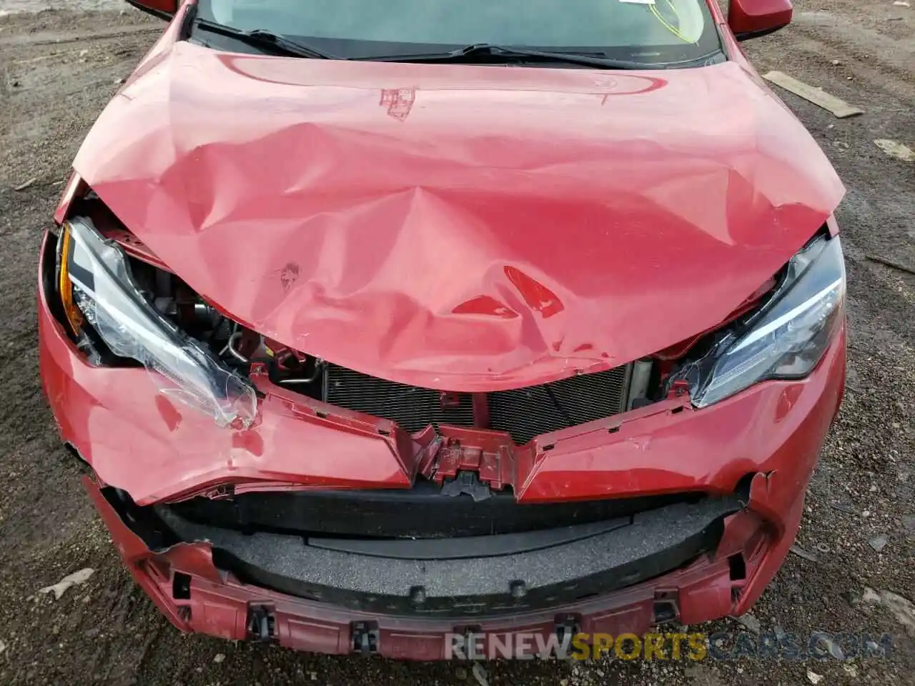 7 Photograph of a damaged car 2T1BURHE6KC202996 TOYOTA COROLLA 2019