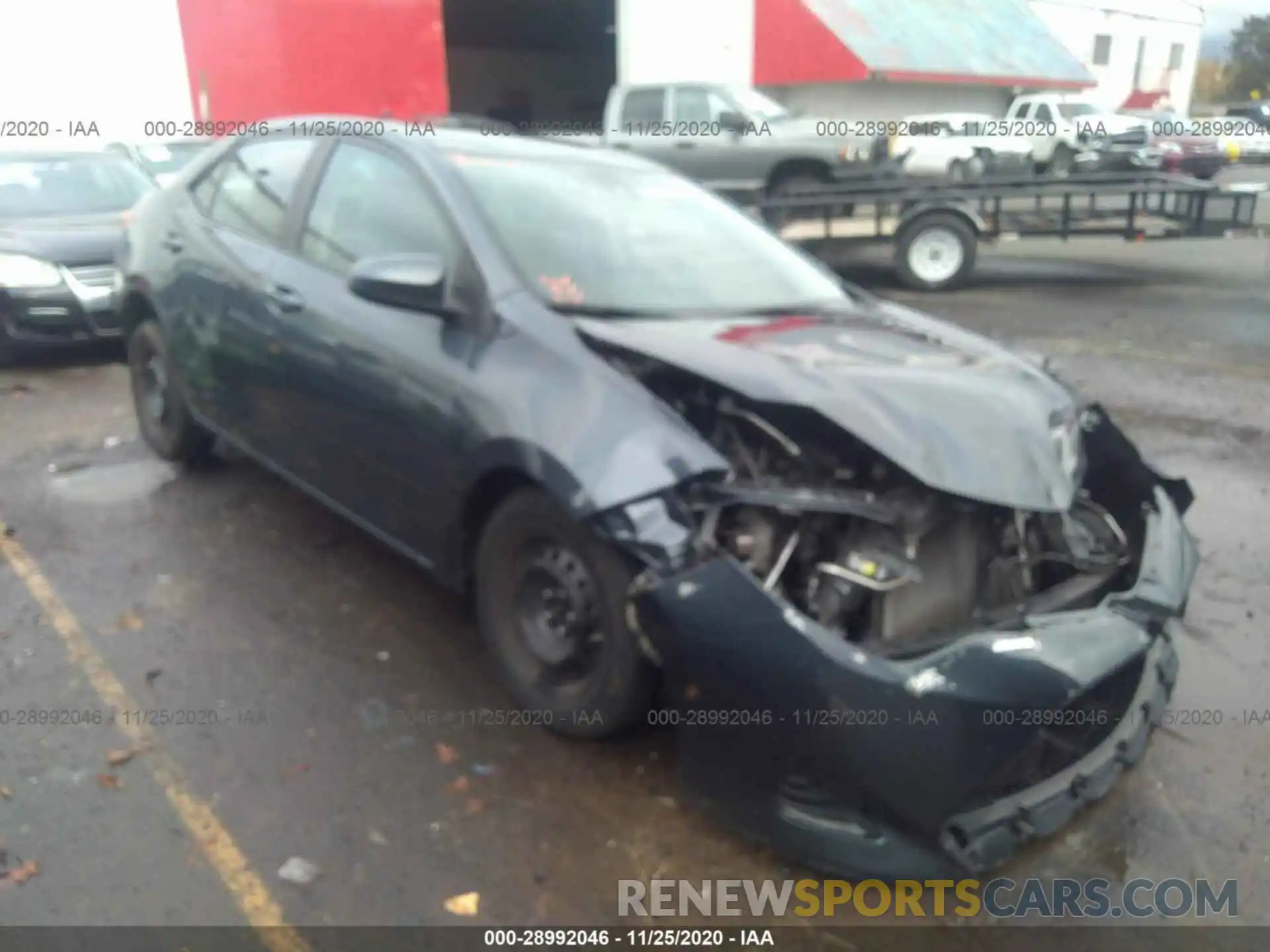 1 Photograph of a damaged car 2T1BURHE6KC203016 TOYOTA COROLLA 2019