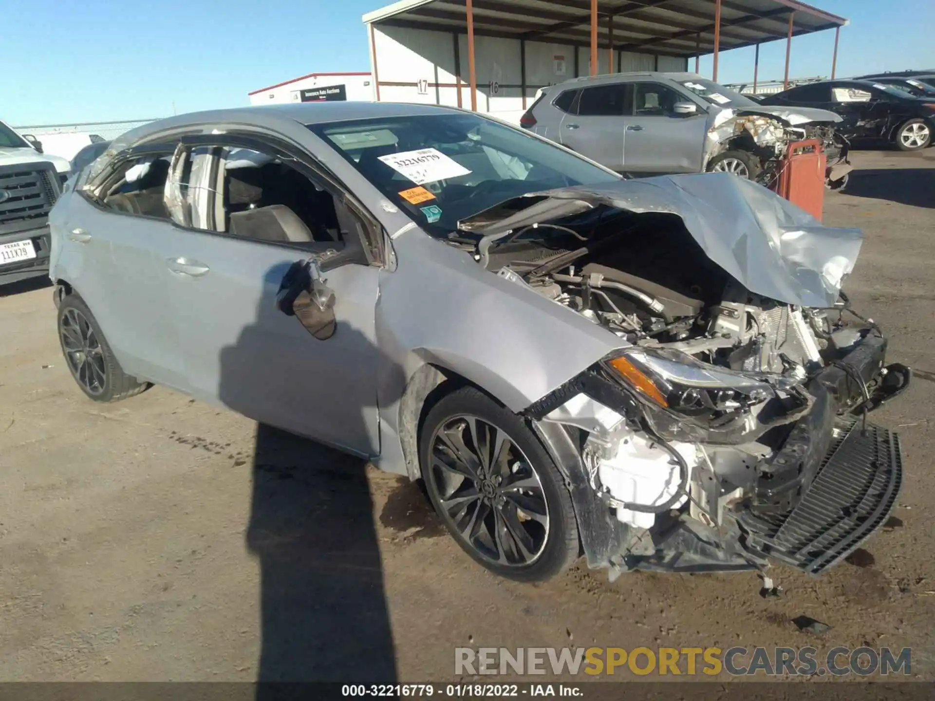 1 Photograph of a damaged car 2T1BURHE6KC203050 TOYOTA COROLLA 2019