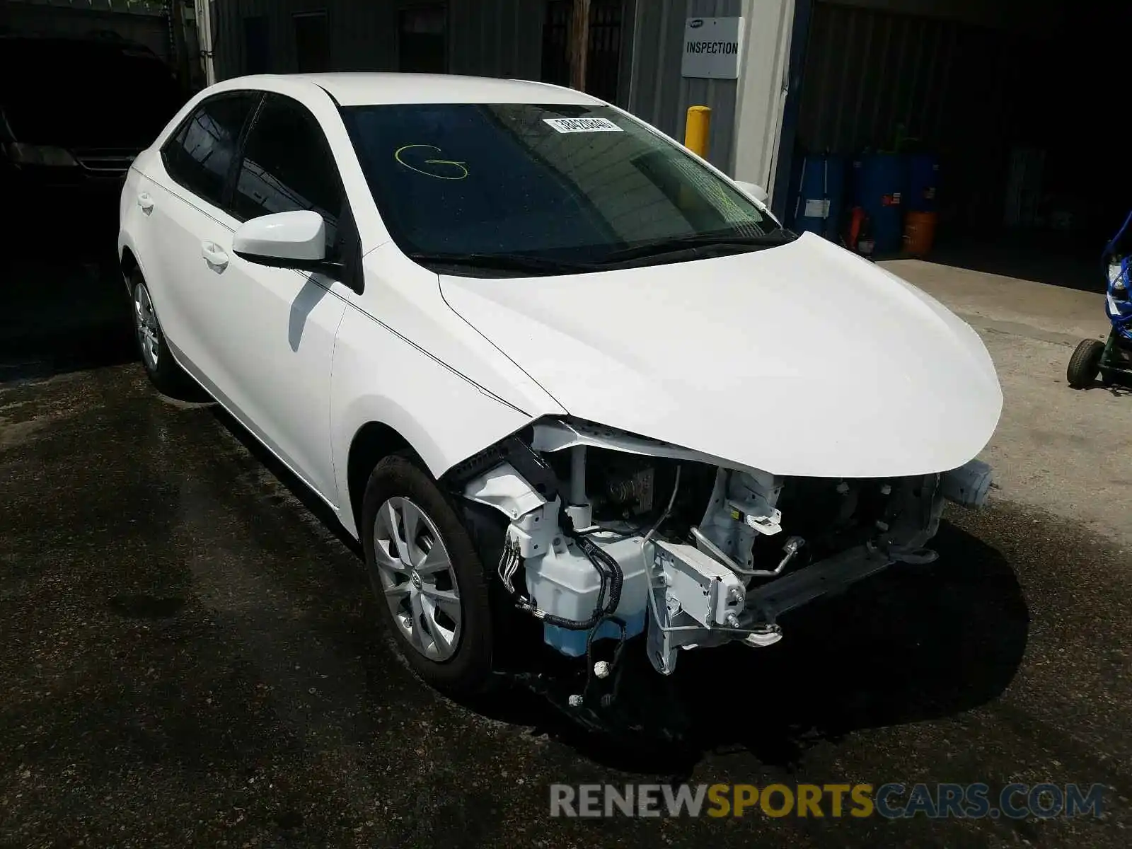 1 Photograph of a damaged car 2T1BURHE6KC203310 TOYOTA COROLLA 2019