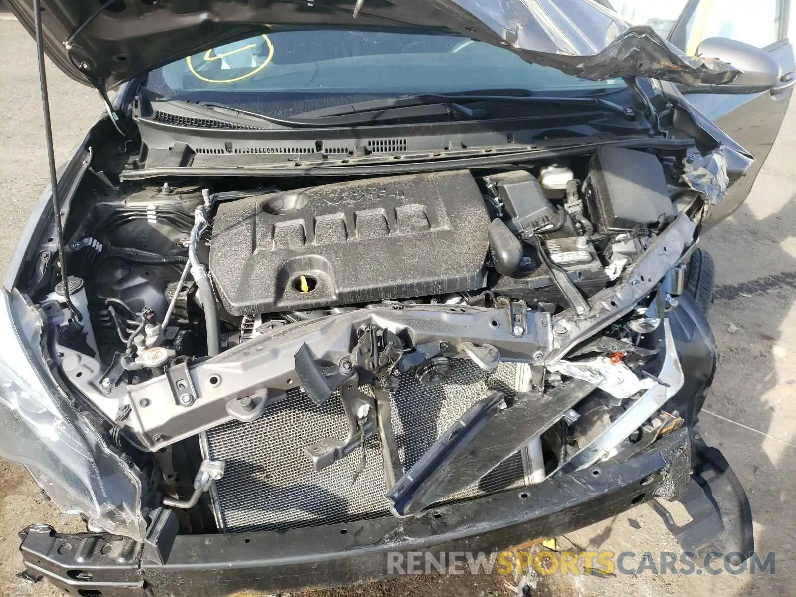 7 Photograph of a damaged car 2T1BURHE6KC204683 TOYOTA COROLLA 2019
