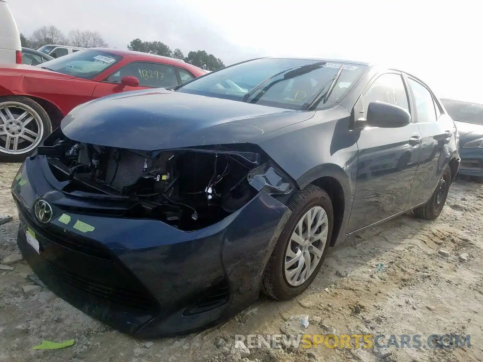 2 Photograph of a damaged car 2T1BURHE6KC204764 TOYOTA COROLLA 2019