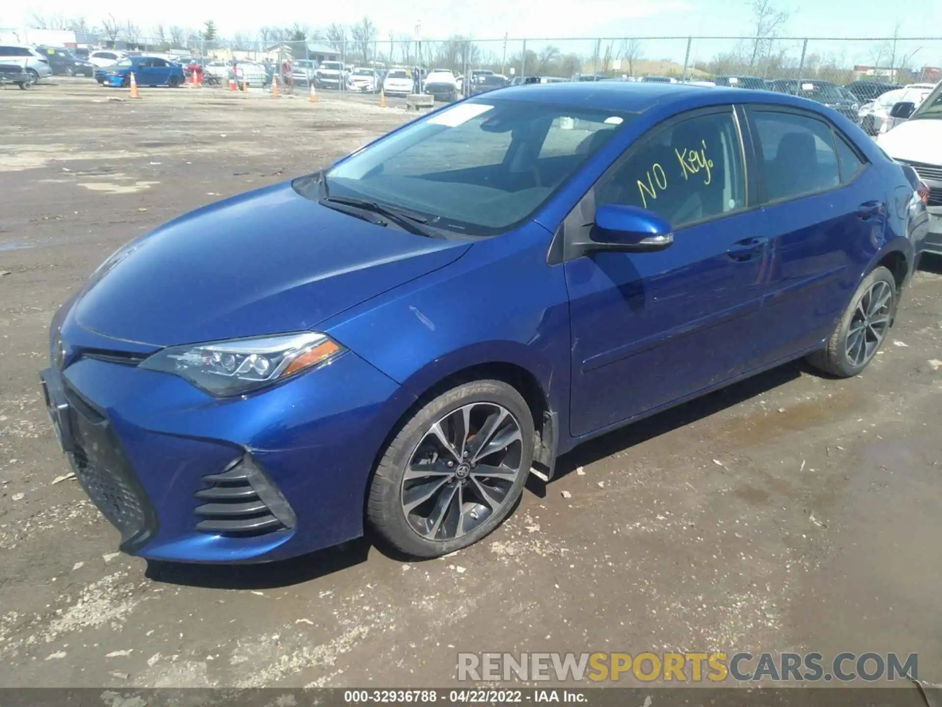 2 Photograph of a damaged car 2T1BURHE6KC205106 TOYOTA COROLLA 2019