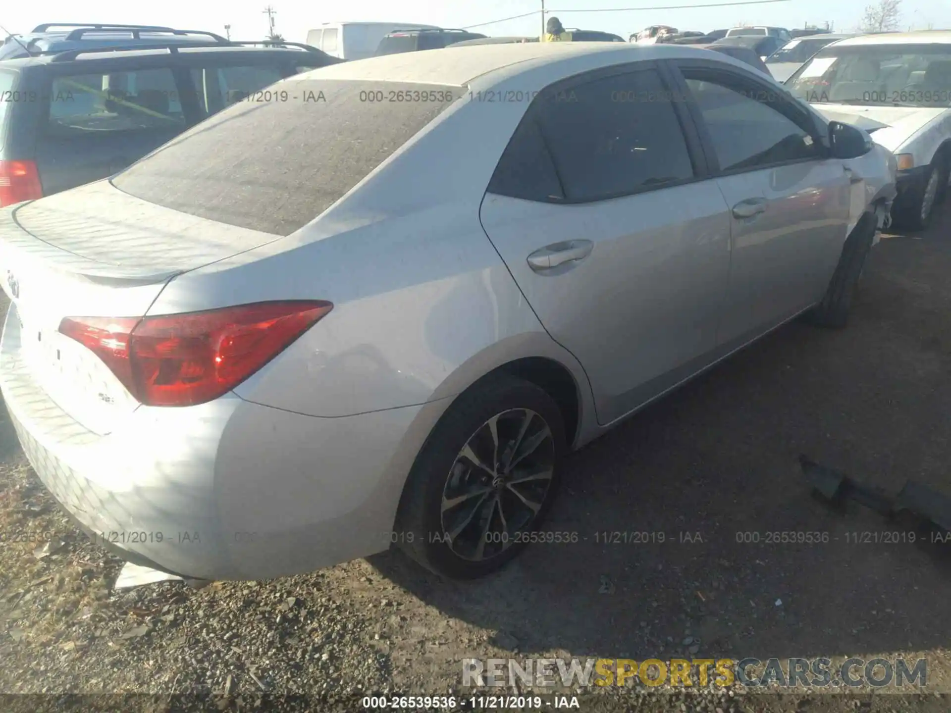 4 Фотография поврежденного автомобиля 2T1BURHE6KC205851 TOYOTA COROLLA 2019