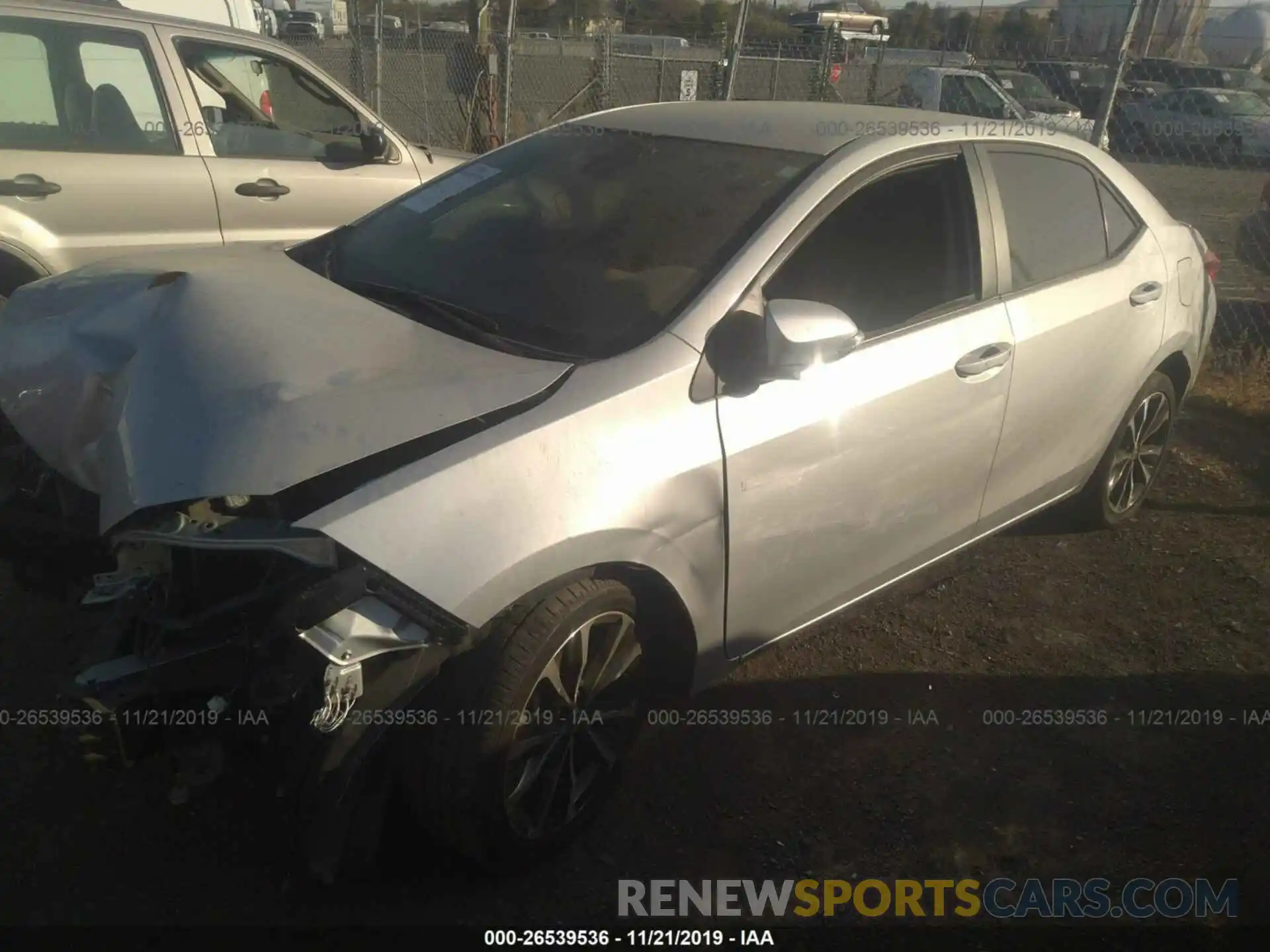 6 Photograph of a damaged car 2T1BURHE6KC205851 TOYOTA COROLLA 2019