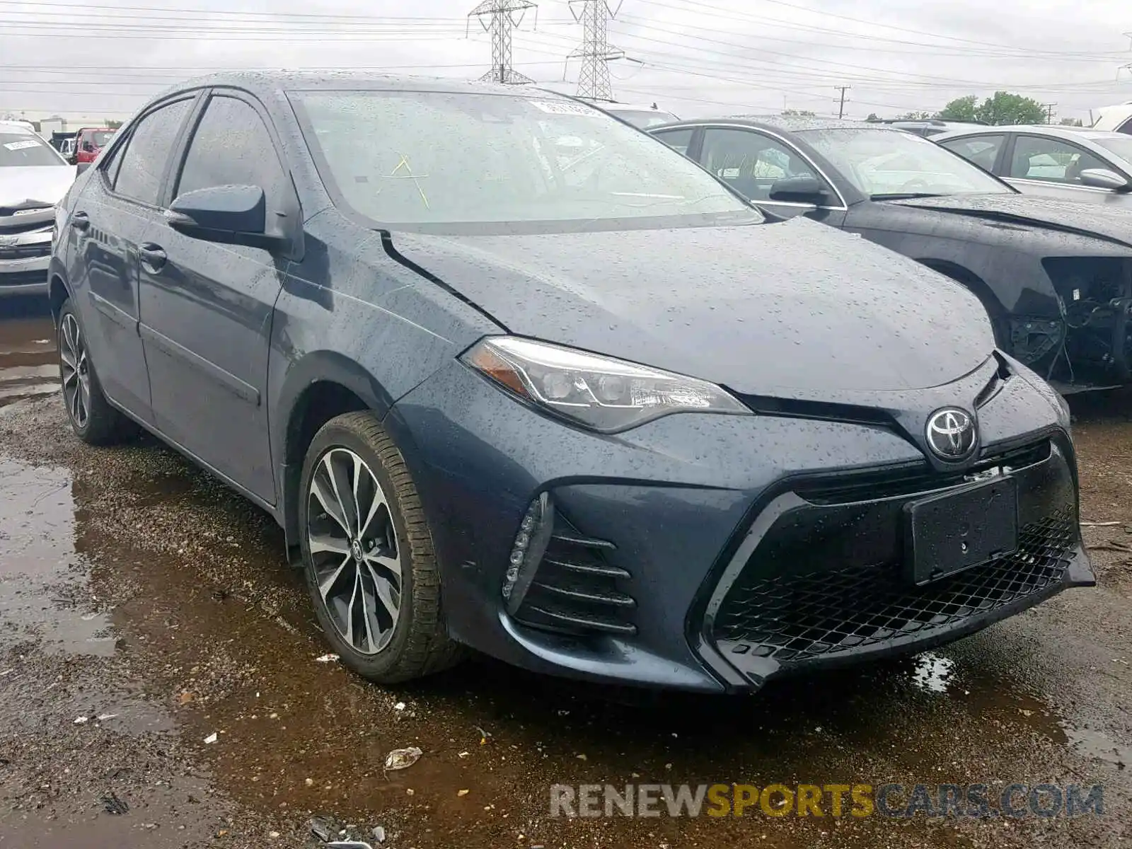 1 Photograph of a damaged car 2T1BURHE6KC206112 TOYOTA COROLLA 2019