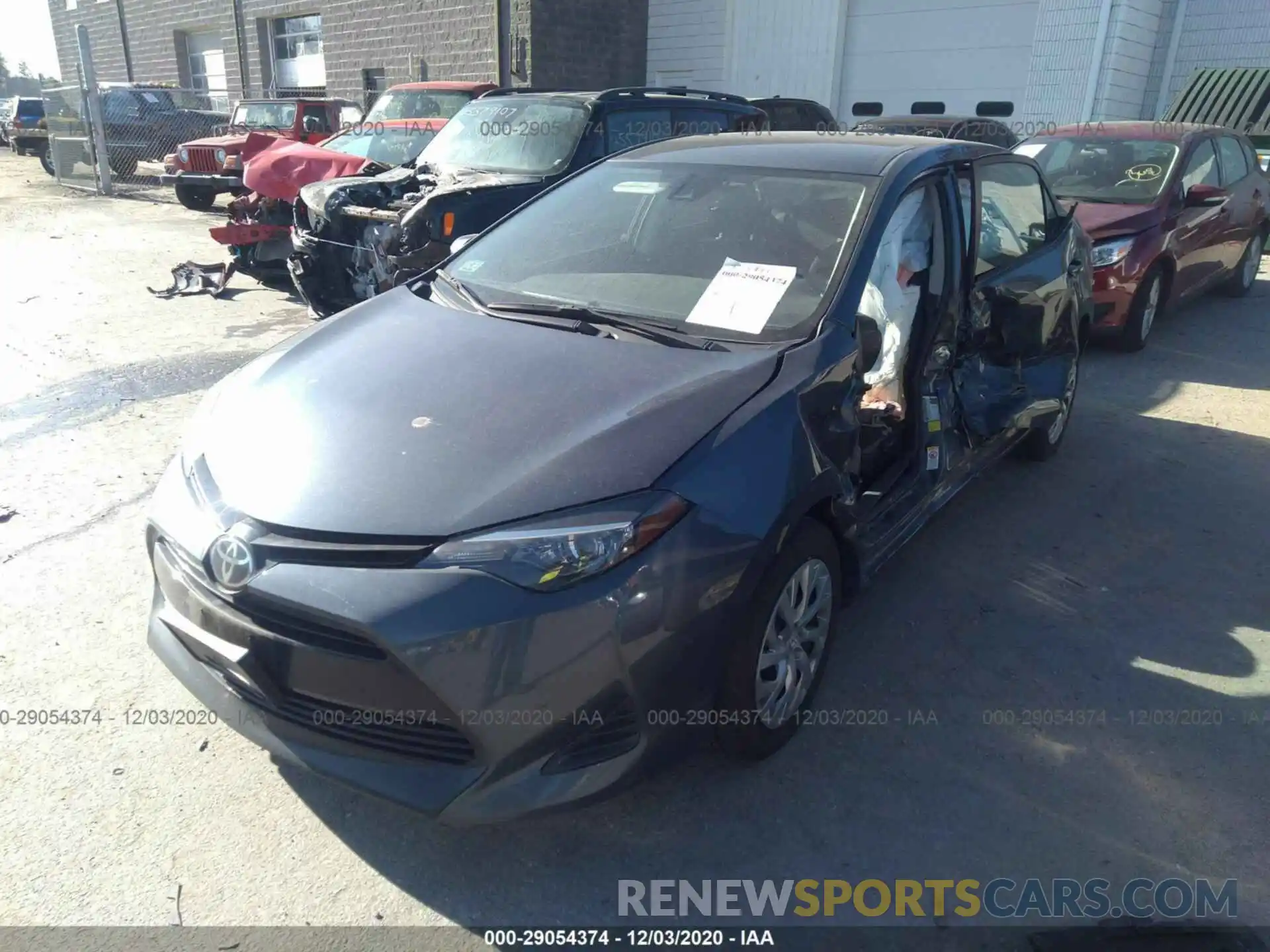 2 Photograph of a damaged car 2T1BURHE6KC208913 TOYOTA COROLLA 2019