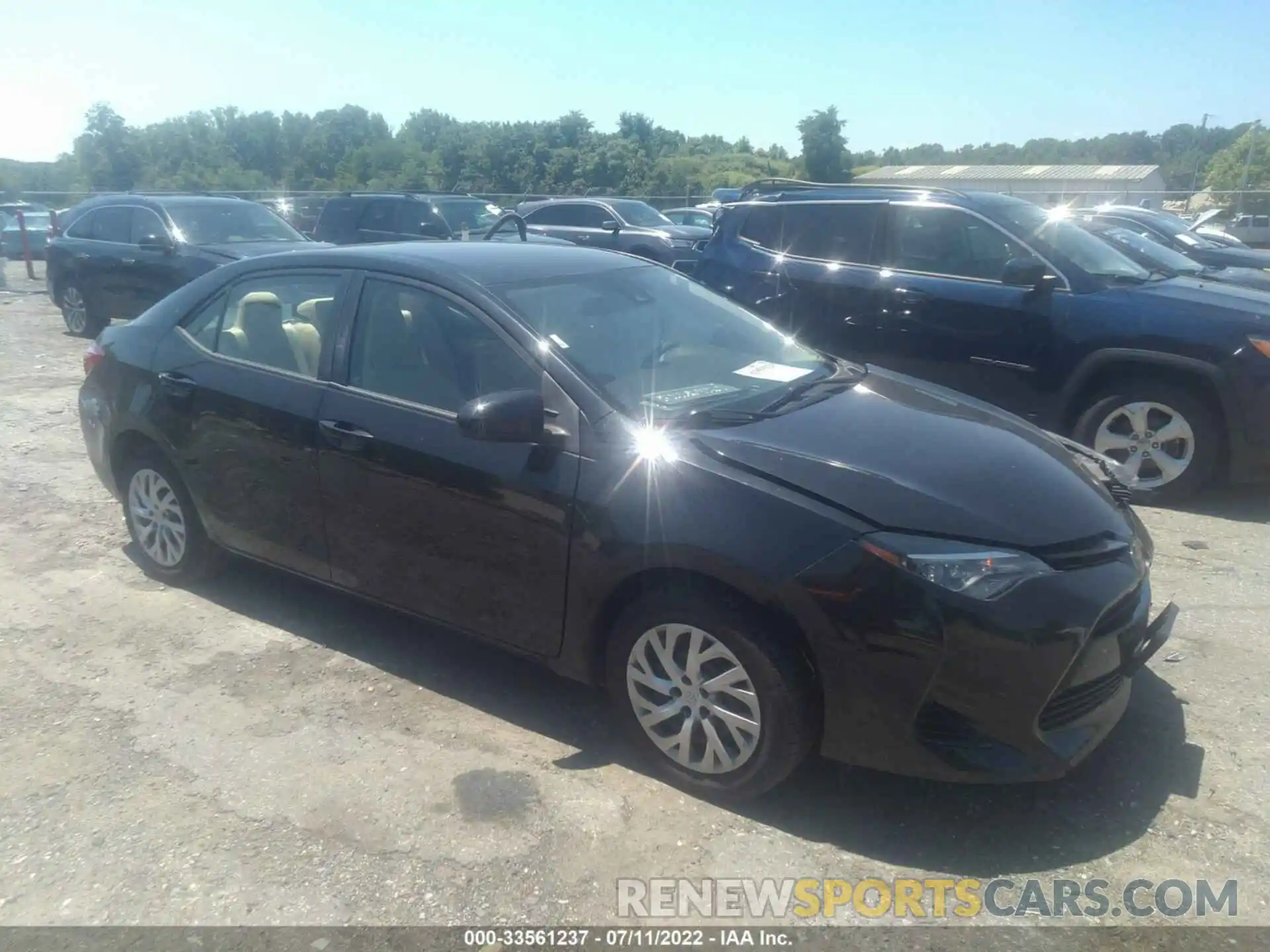 1 Photograph of a damaged car 2T1BURHE6KC209690 TOYOTA COROLLA 2019