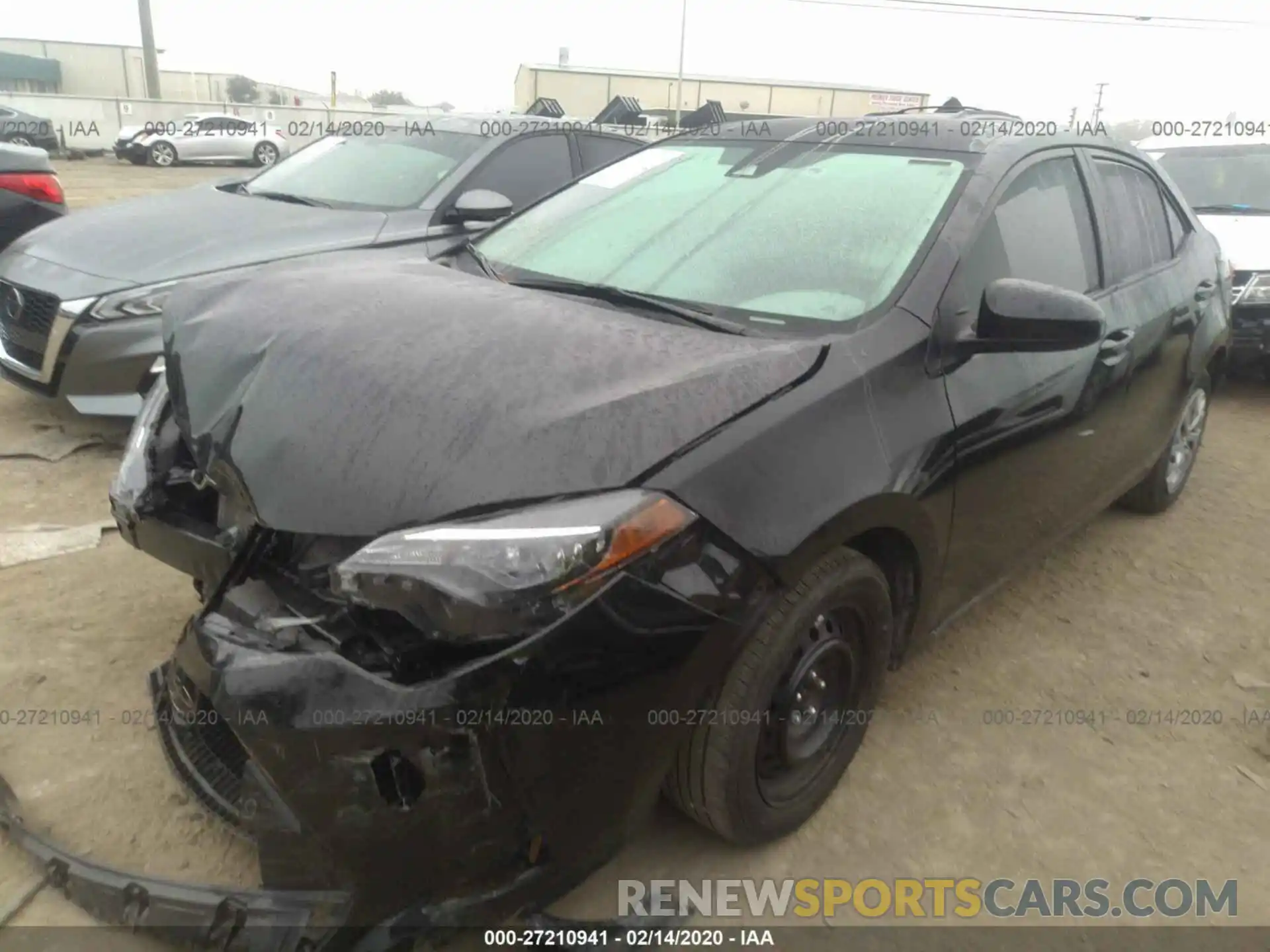 2 Photograph of a damaged car 2T1BURHE6KC210077 TOYOTA COROLLA 2019