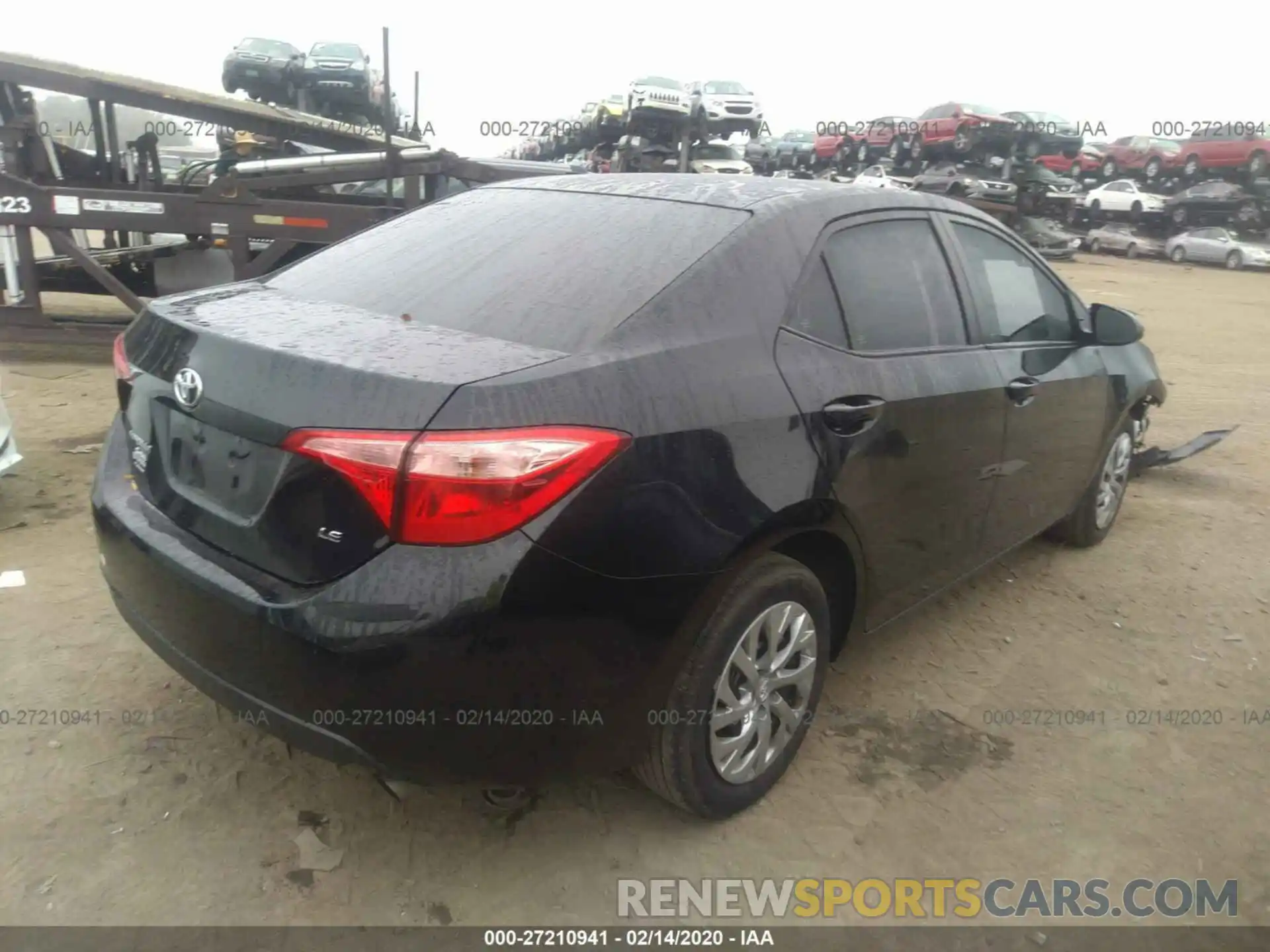 4 Photograph of a damaged car 2T1BURHE6KC210077 TOYOTA COROLLA 2019