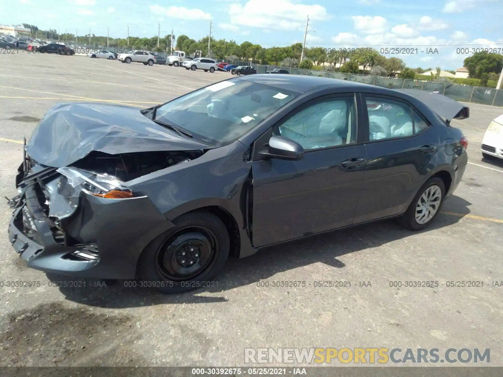 2 Photograph of a damaged car 2T1BURHE6KC210094 TOYOTA COROLLA 2019