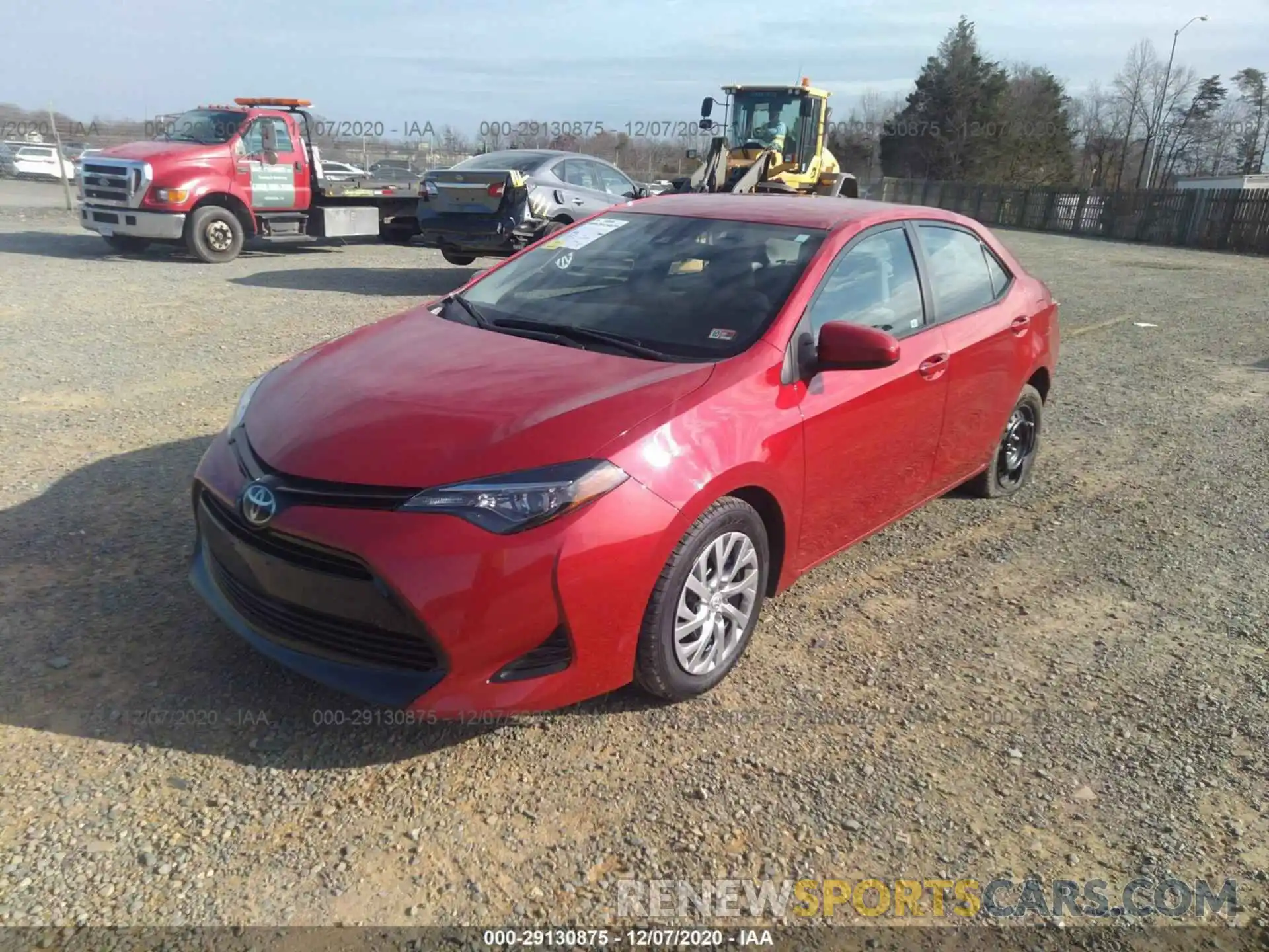 2 Photograph of a damaged car 2T1BURHE6KC210435 TOYOTA COROLLA 2019