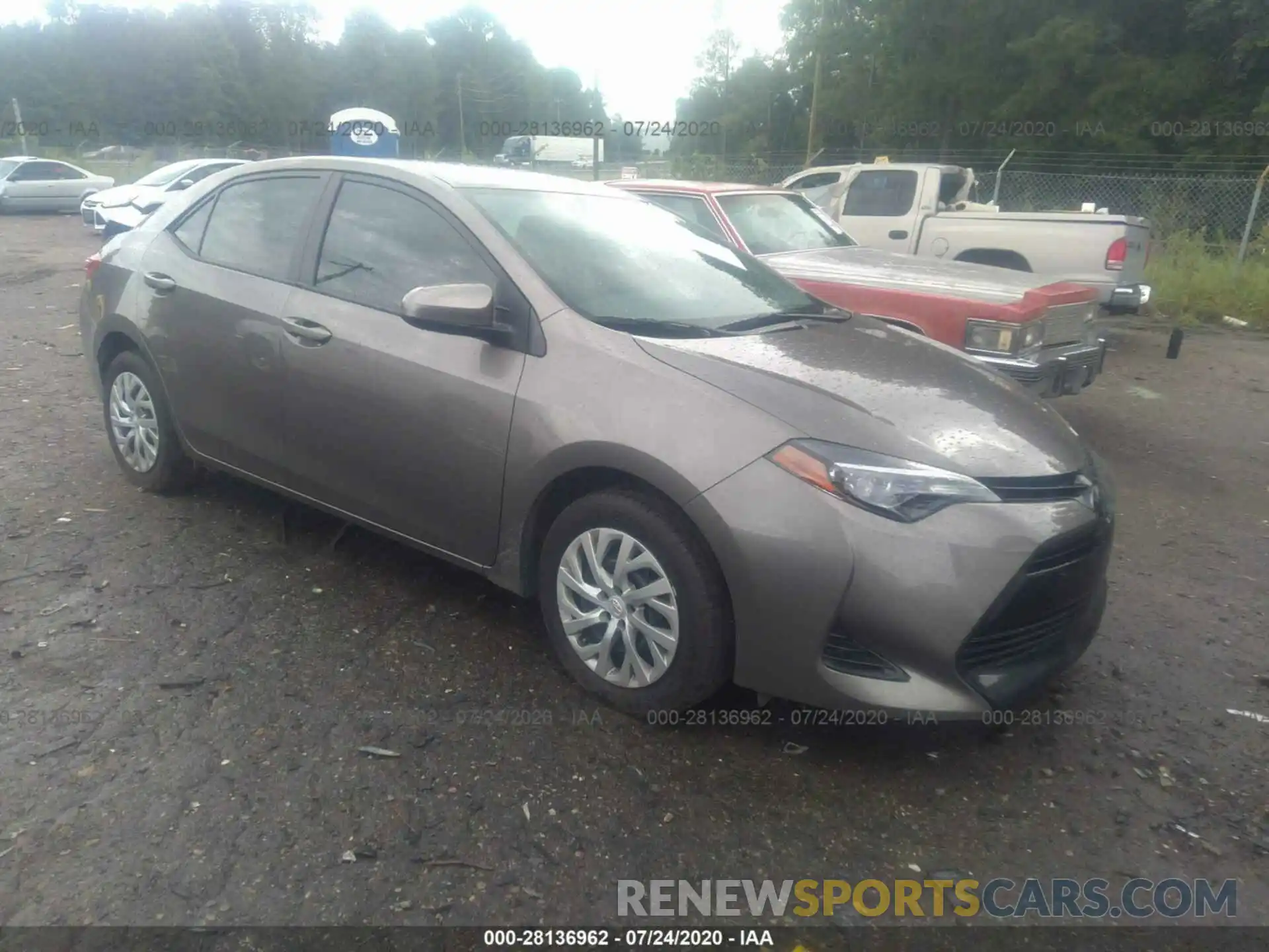 1 Photograph of a damaged car 2T1BURHE6KC210760 TOYOTA COROLLA 2019