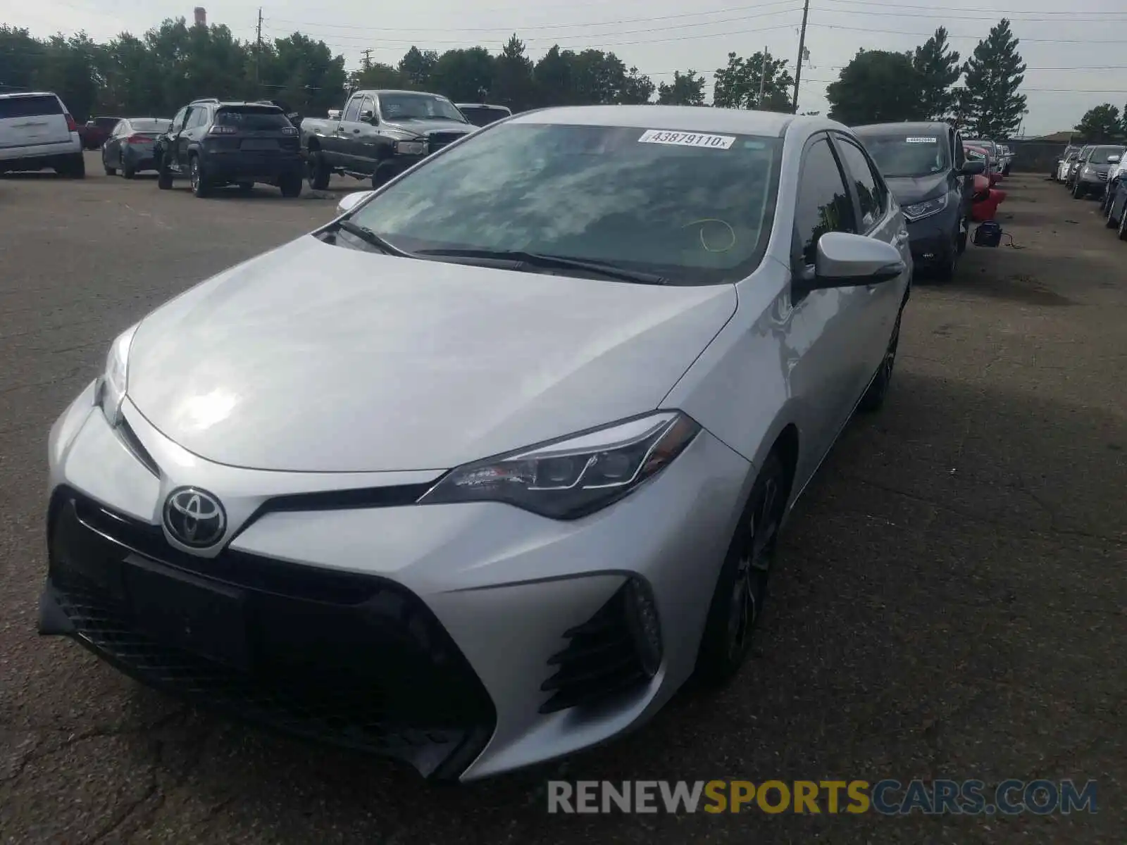 2 Photograph of a damaged car 2T1BURHE6KC211021 TOYOTA COROLLA 2019