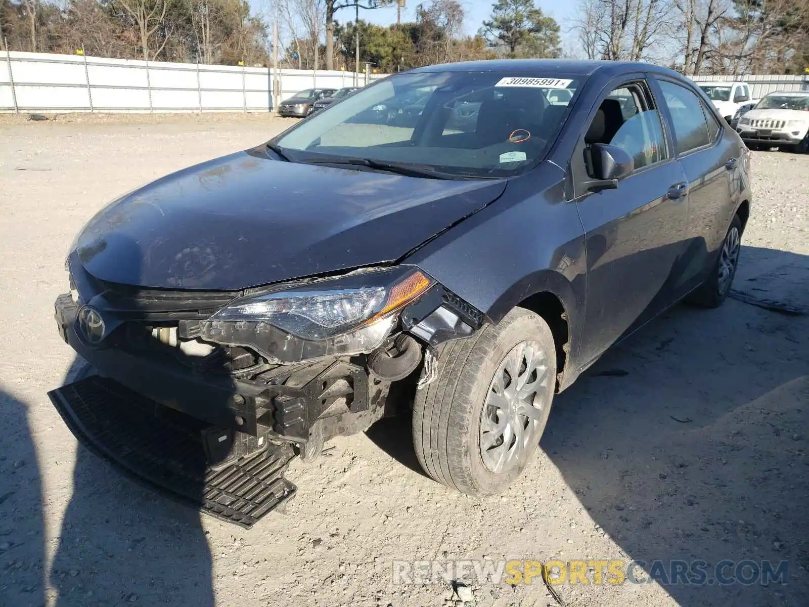 2 Photograph of a damaged car 2T1BURHE6KC212332 TOYOTA COROLLA 2019