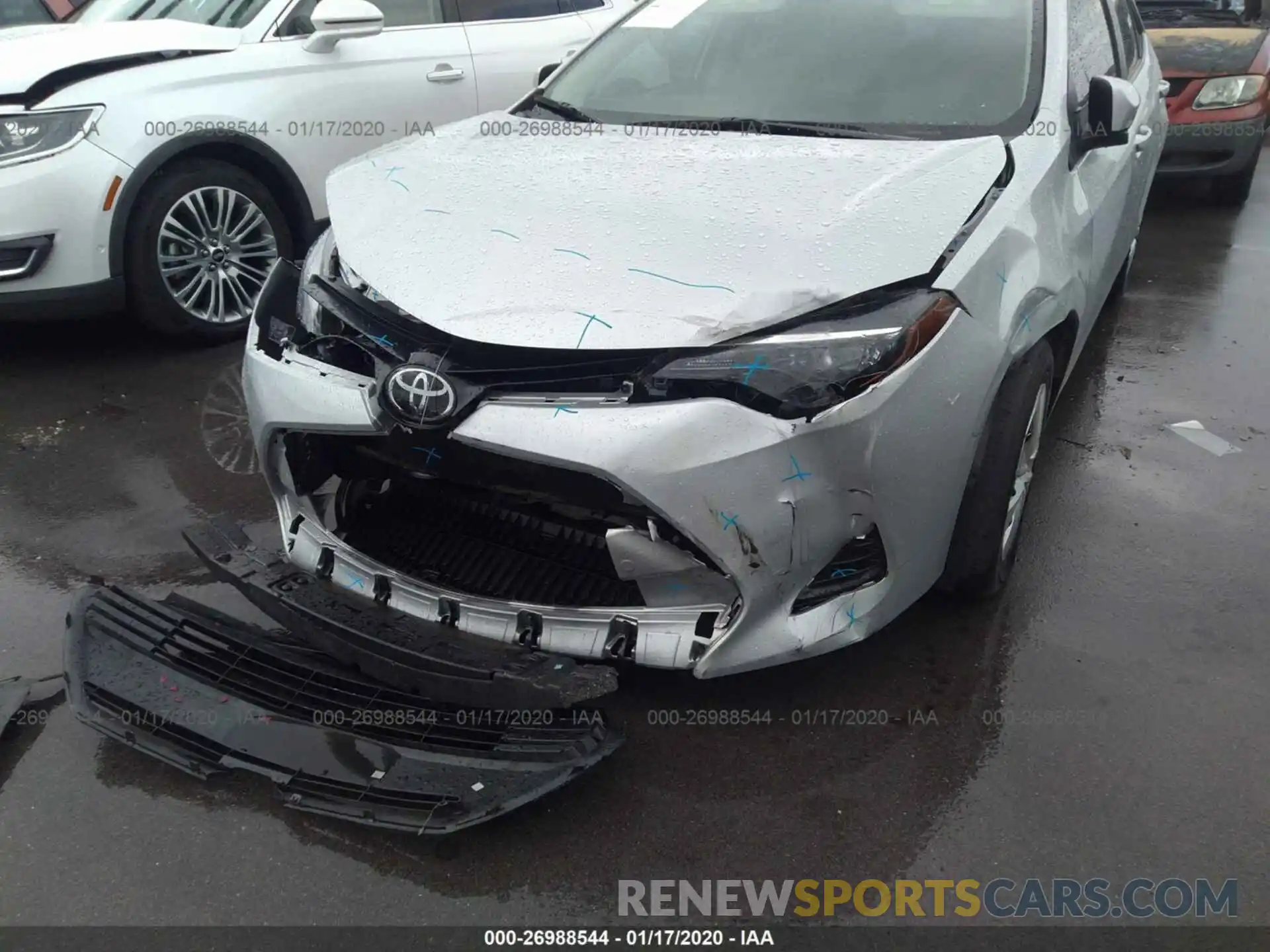 6 Photograph of a damaged car 2T1BURHE6KC212671 TOYOTA COROLLA 2019