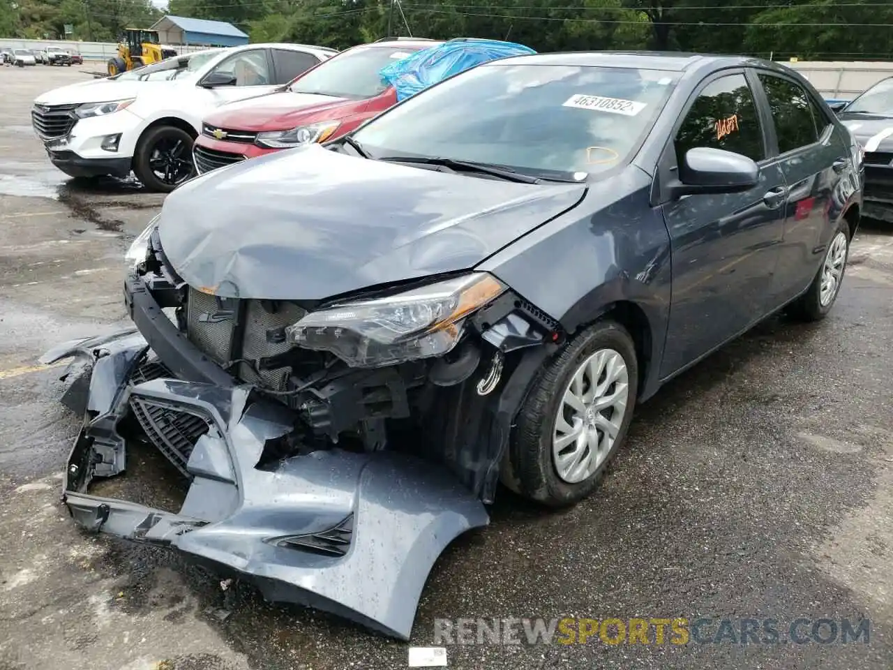 2 Photograph of a damaged car 2T1BURHE6KC212802 TOYOTA COROLLA 2019