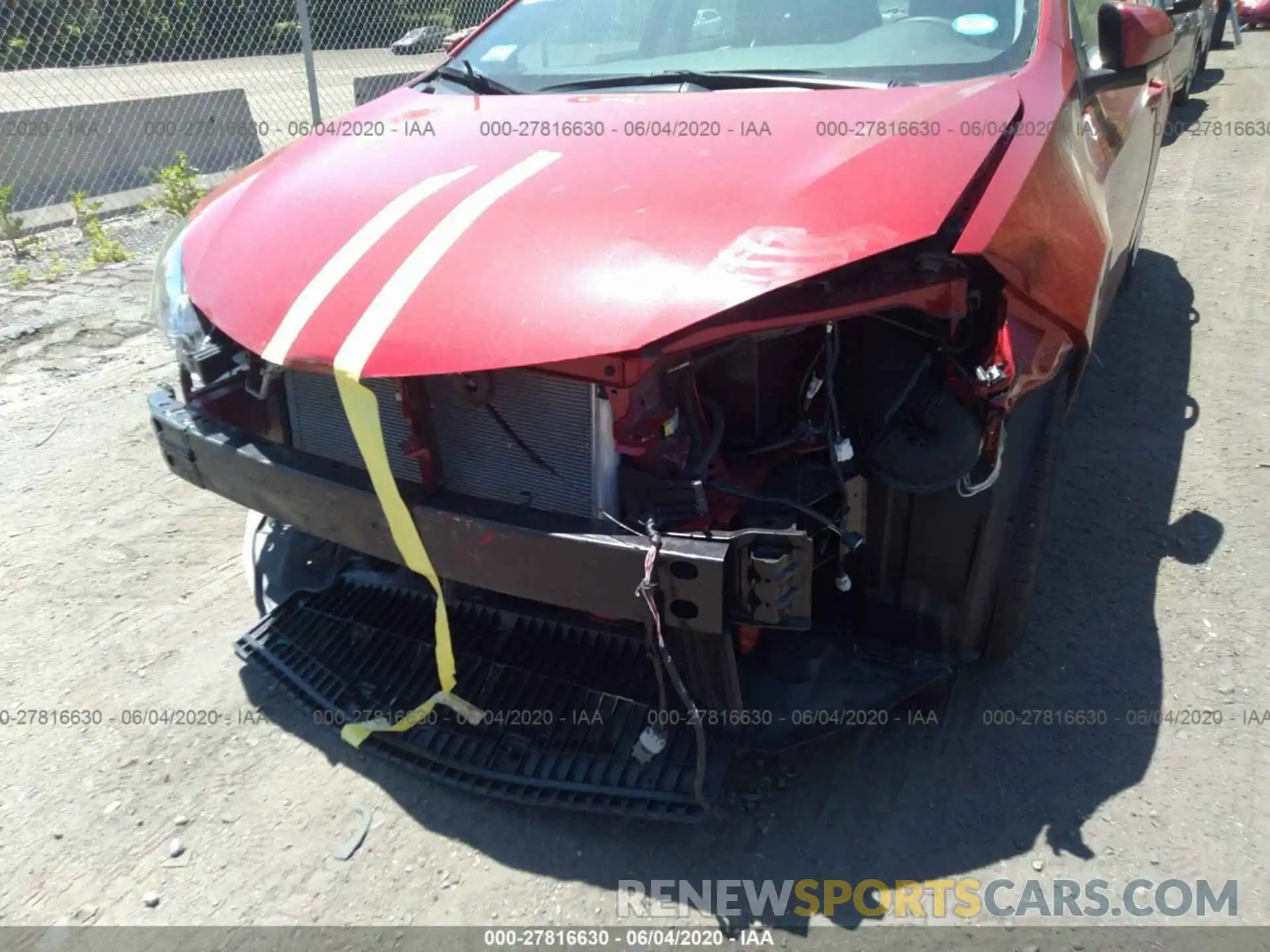 6 Фотография поврежденного автомобиля 2T1BURHE6KC213321 TOYOTA COROLLA 2019