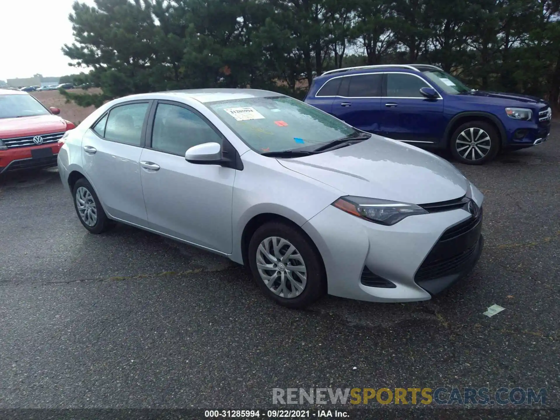 1 Photograph of a damaged car 2T1BURHE6KC213366 TOYOTA COROLLA 2019