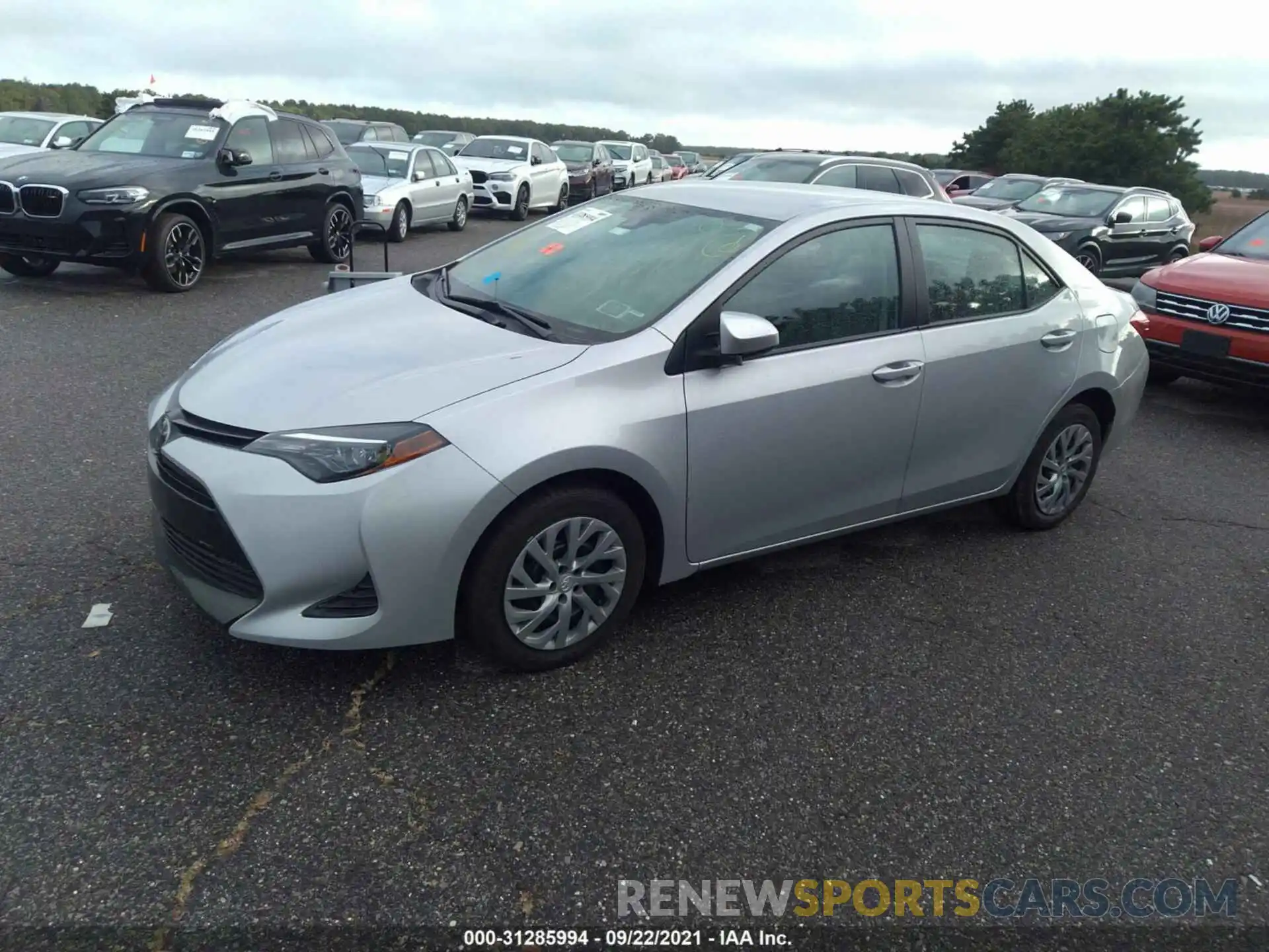 2 Photograph of a damaged car 2T1BURHE6KC213366 TOYOTA COROLLA 2019