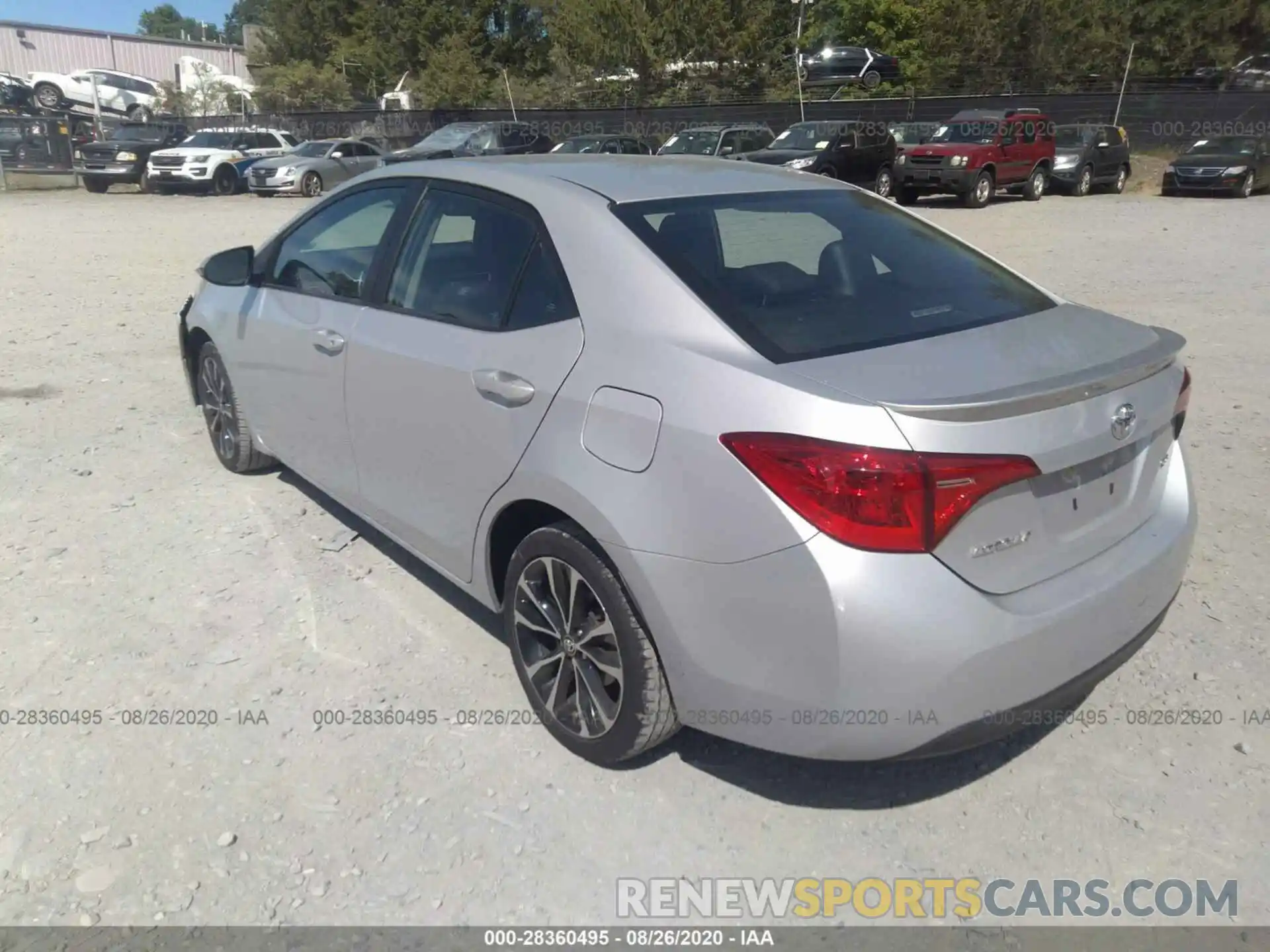 3 Photograph of a damaged car 2T1BURHE6KC213383 TOYOTA COROLLA 2019