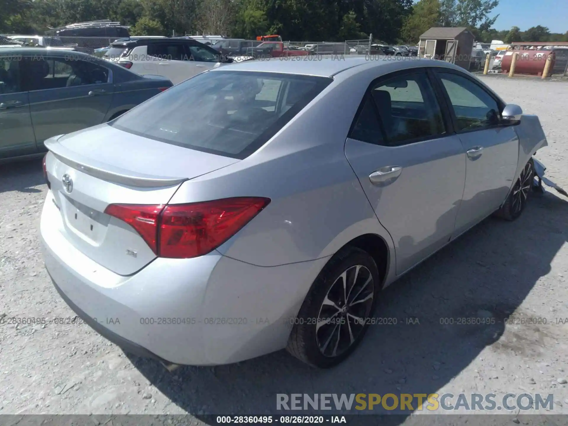 4 Photograph of a damaged car 2T1BURHE6KC213383 TOYOTA COROLLA 2019