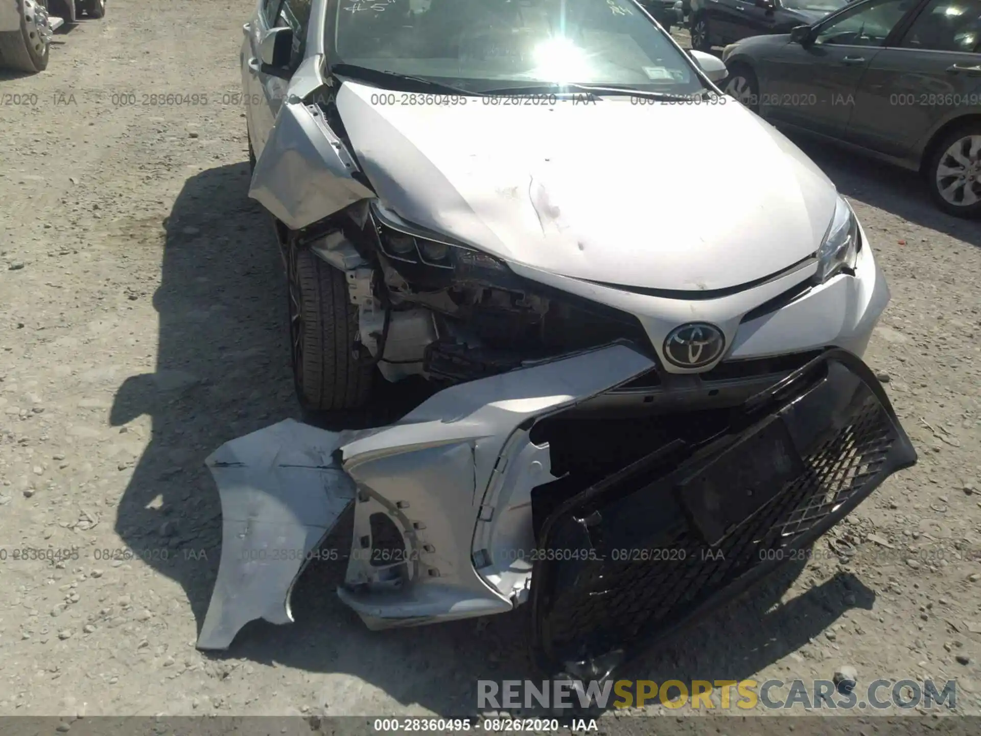 6 Photograph of a damaged car 2T1BURHE6KC213383 TOYOTA COROLLA 2019