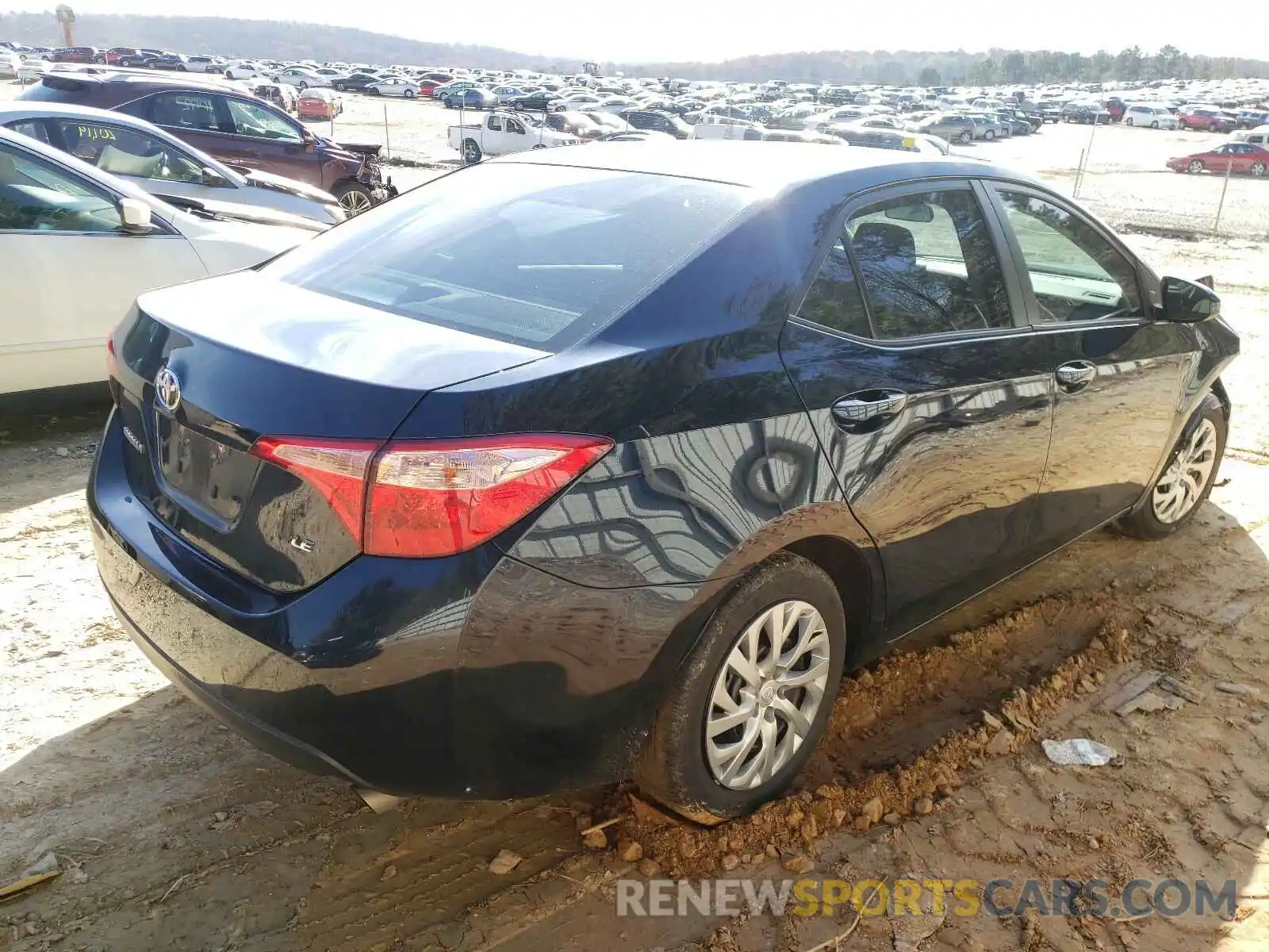 4 Photograph of a damaged car 2T1BURHE6KC213528 TOYOTA COROLLA 2019