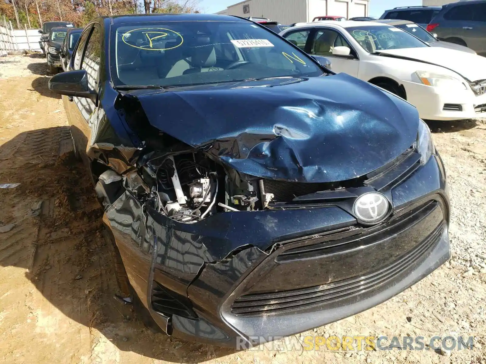 9 Photograph of a damaged car 2T1BURHE6KC213528 TOYOTA COROLLA 2019