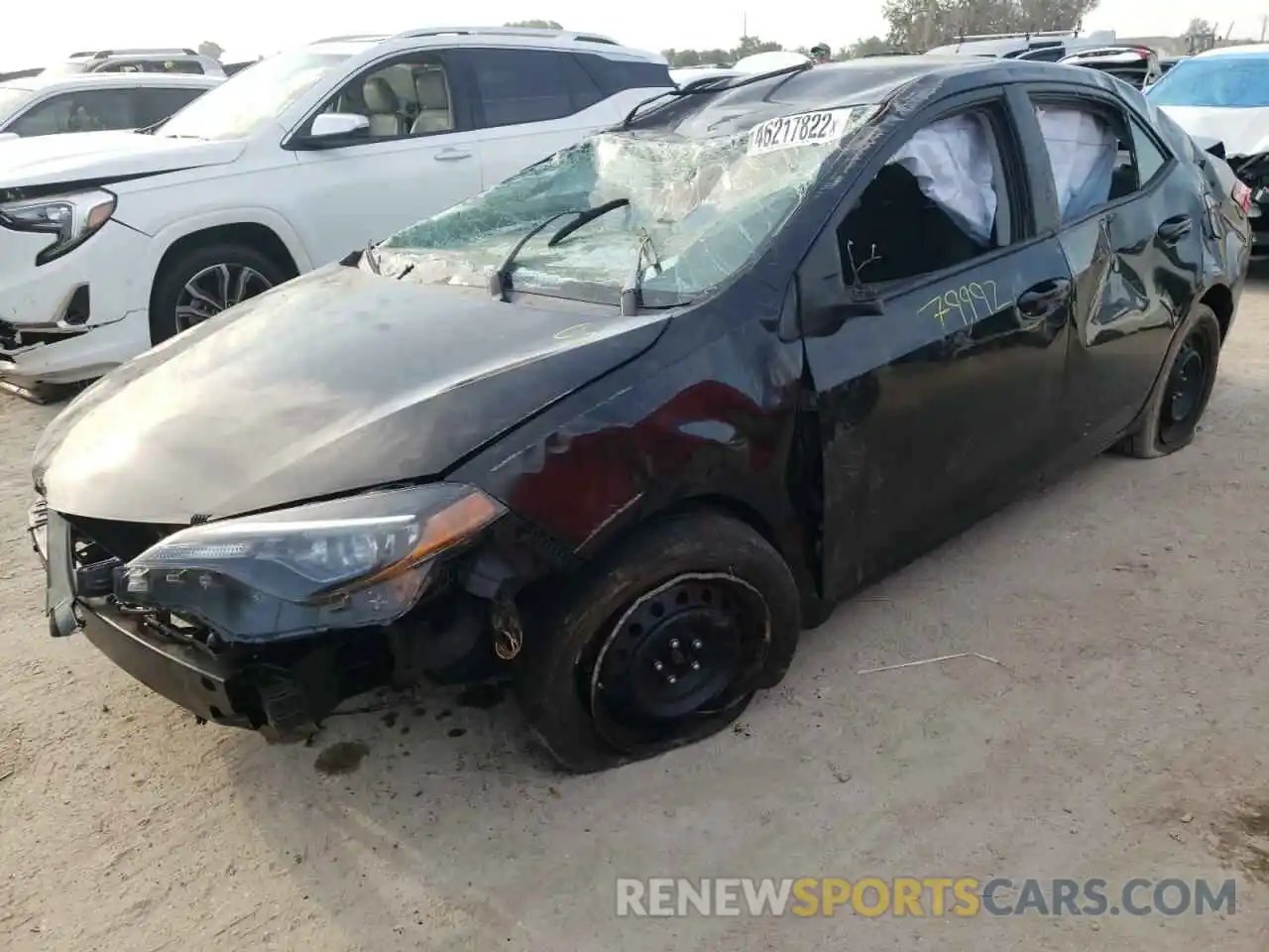 2 Photograph of a damaged car 2T1BURHE6KC213772 TOYOTA COROLLA 2019