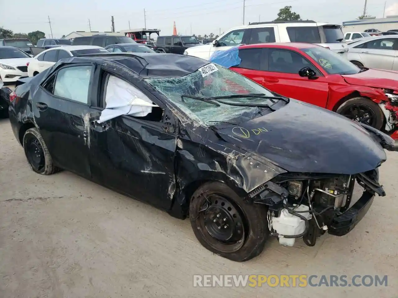 9 Photograph of a damaged car 2T1BURHE6KC213772 TOYOTA COROLLA 2019