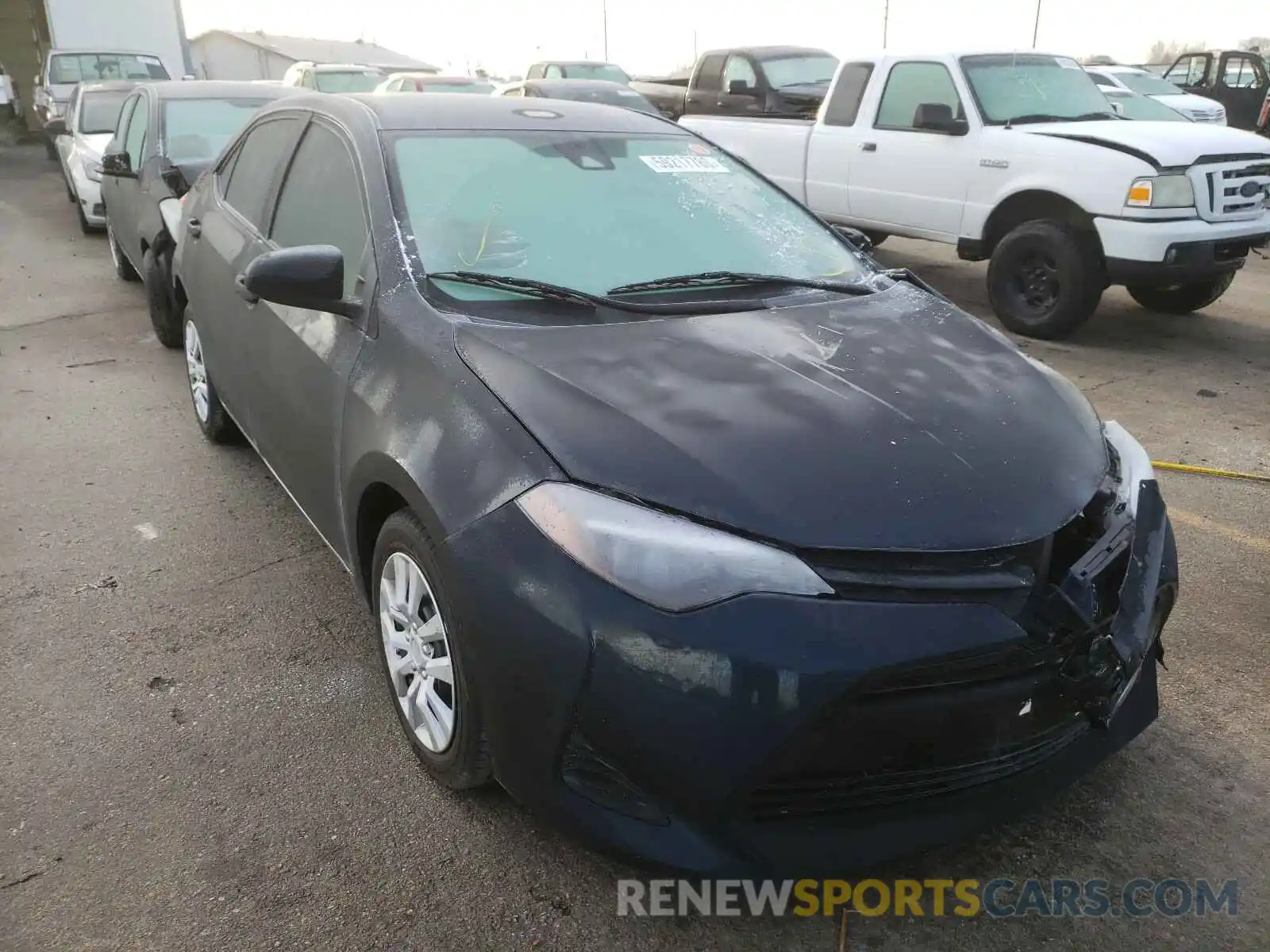 1 Photograph of a damaged car 2T1BURHE6KC214100 TOYOTA COROLLA 2019