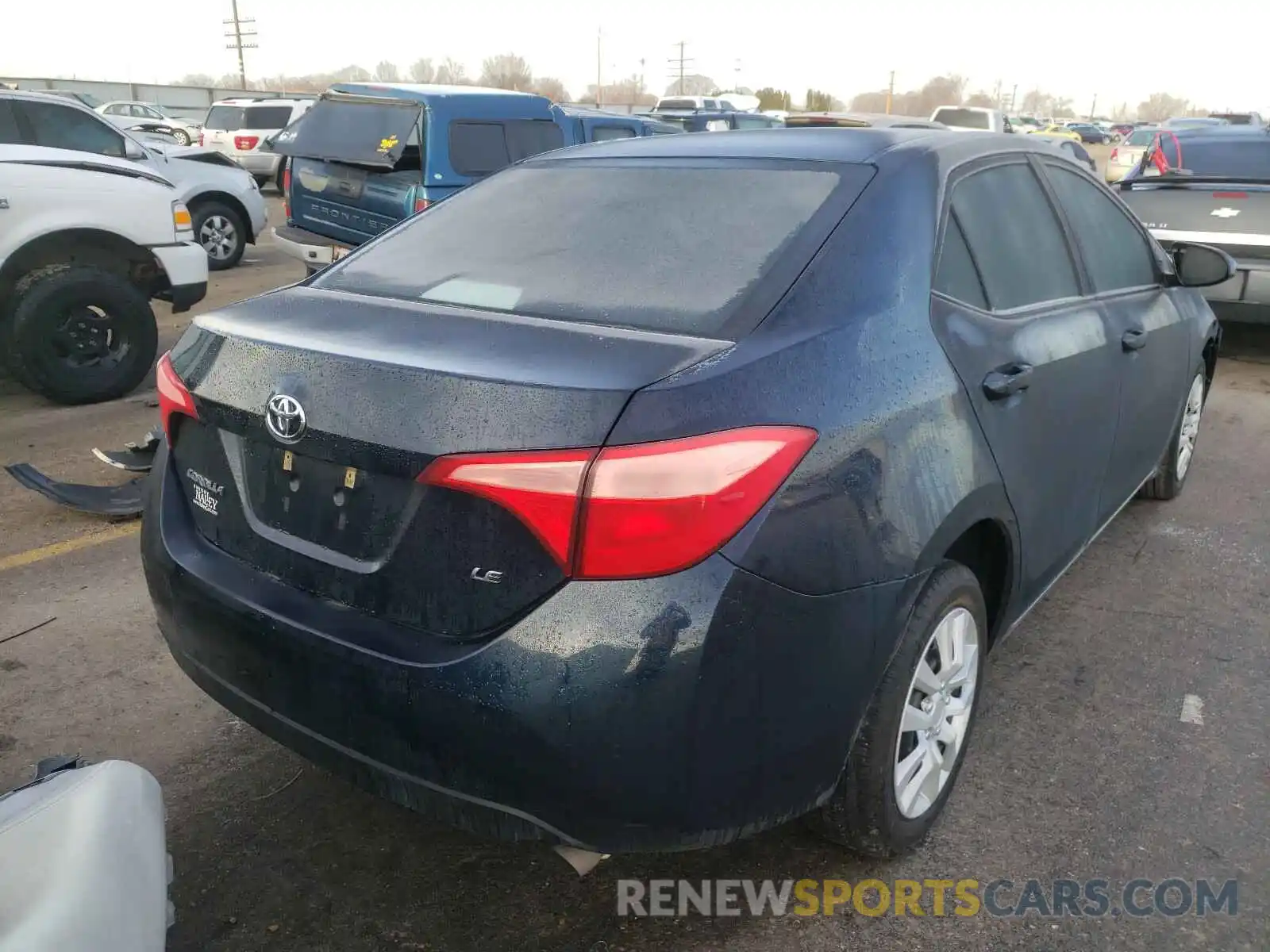 4 Photograph of a damaged car 2T1BURHE6KC214100 TOYOTA COROLLA 2019