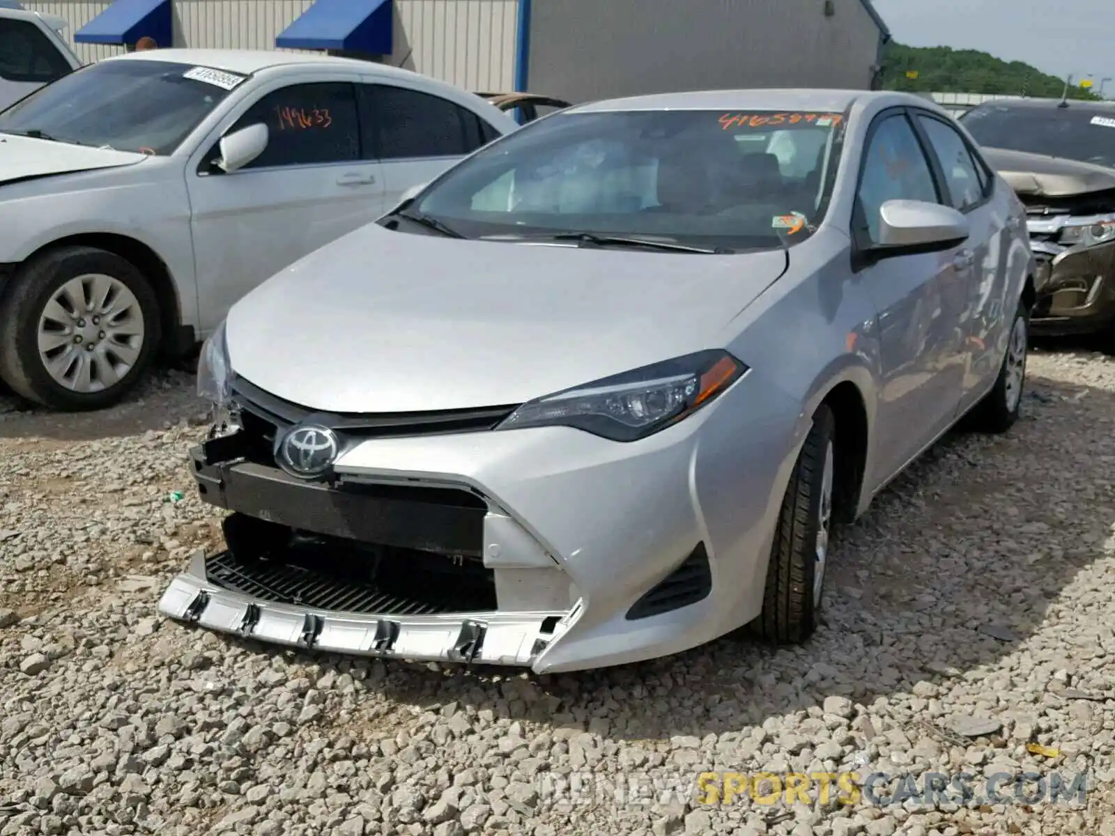 2 Photograph of a damaged car 2T1BURHE6KC214405 TOYOTA COROLLA 2019